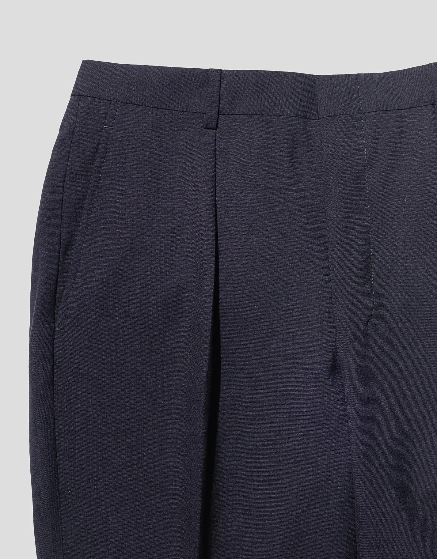 Made-in-USA Navy Single Pleat Wool Trousers sold by J. Press product image thumbnail 2