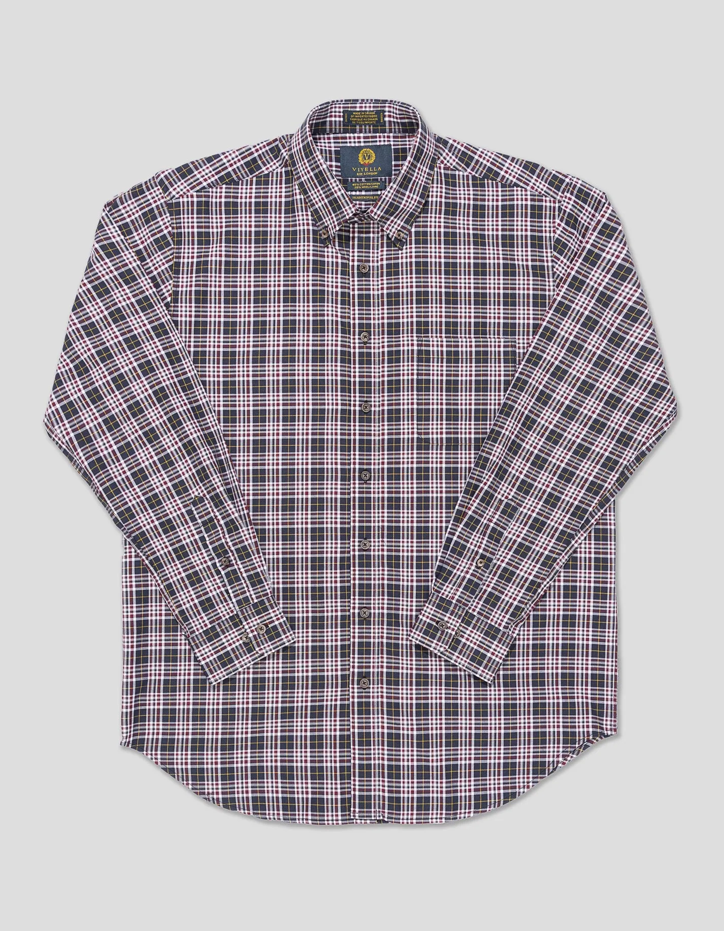 VIYELLA - NAVY/RED/WHITE CHECK sold by J. Press