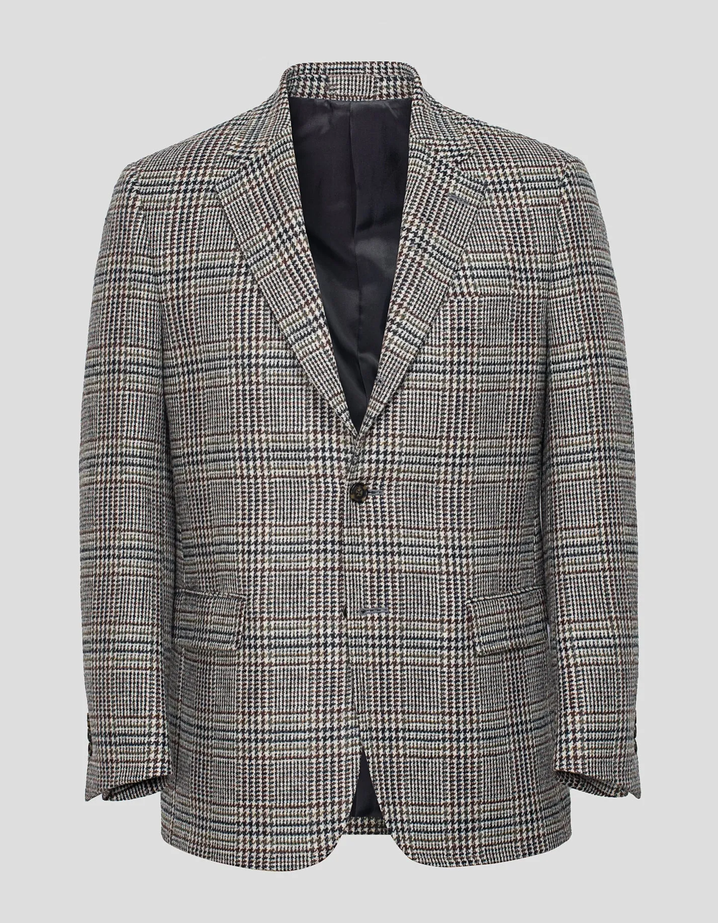 Made-in-Canada Grey Large Scale Prince of Wales Sport Coat sold by J. Press