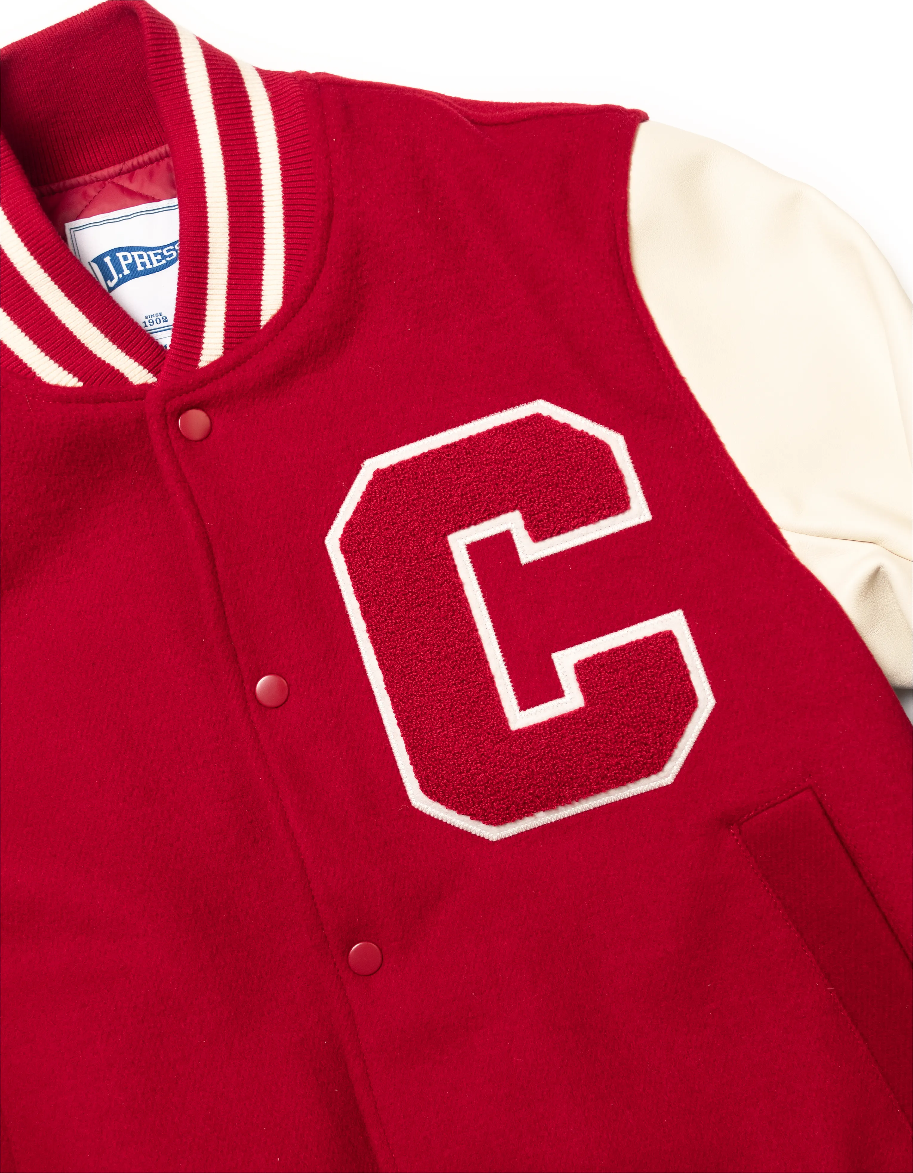 Cornell Wool Varsity Jacket sold by J. Press product image thumbnail 3