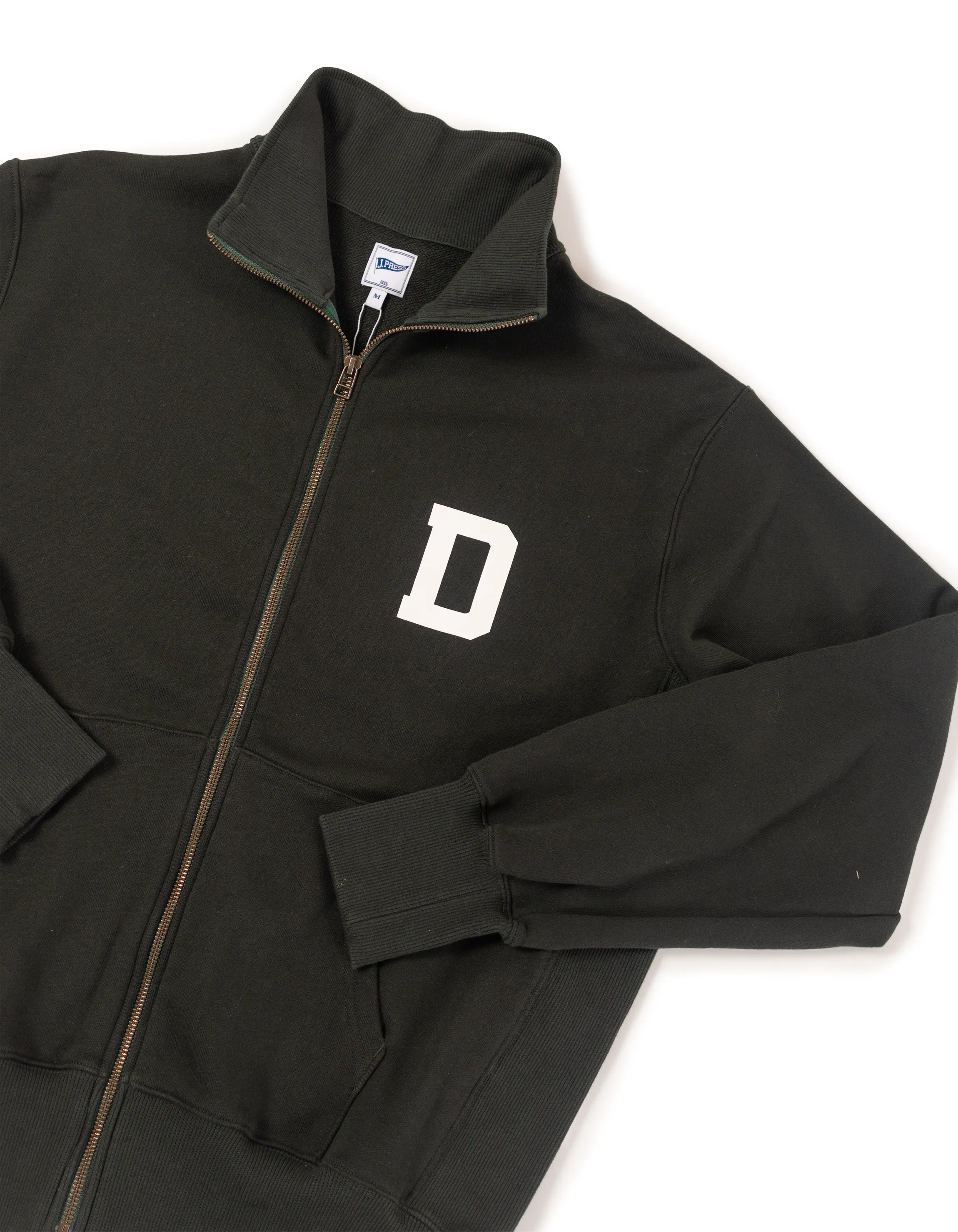 Dartmouth Zip Up "D" Sweatshirt sold by J. Press product image thumbnail 2