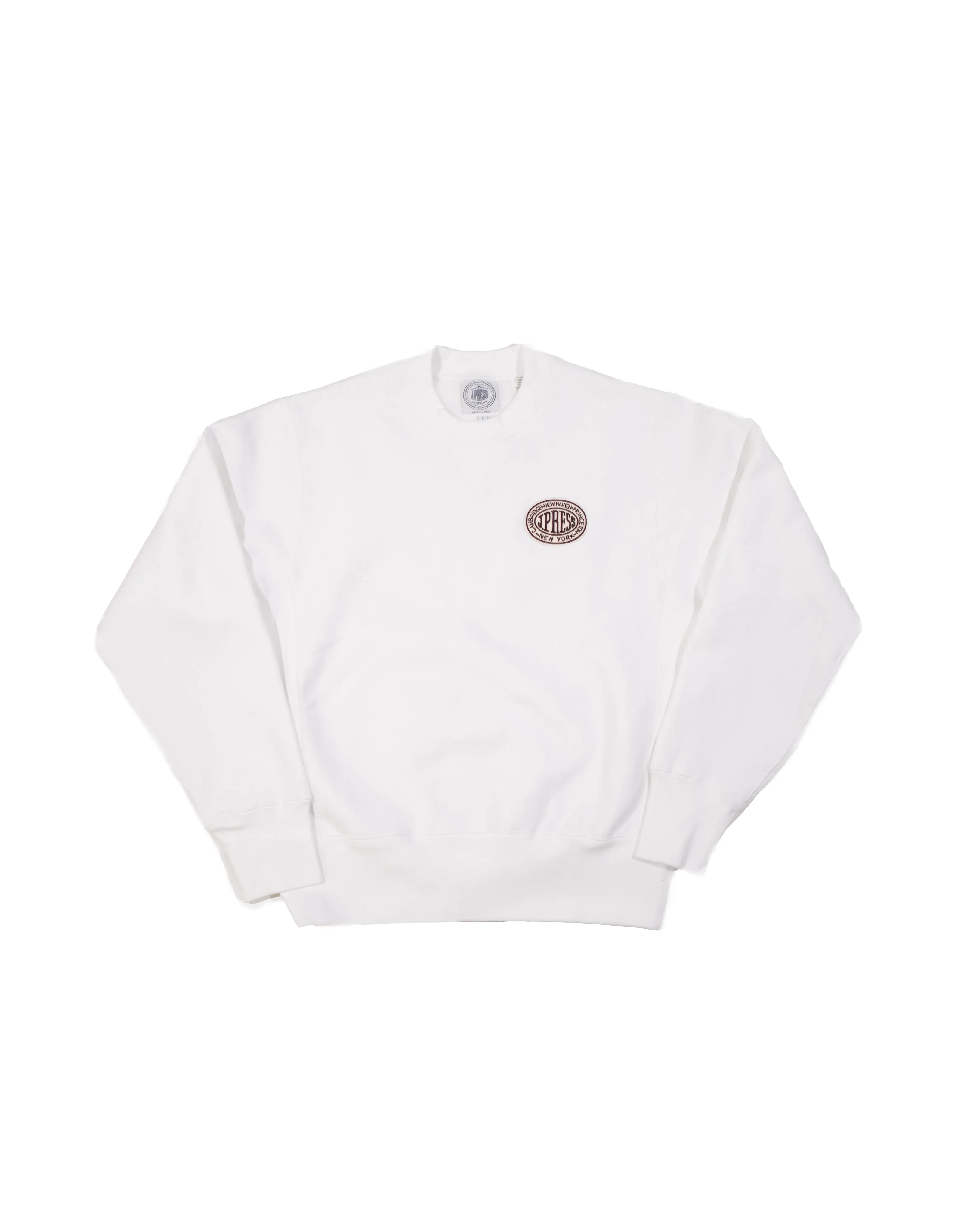 VINTAGE J.PRESS LOGO SWEATSHIRT - WHITE sold by J. Press