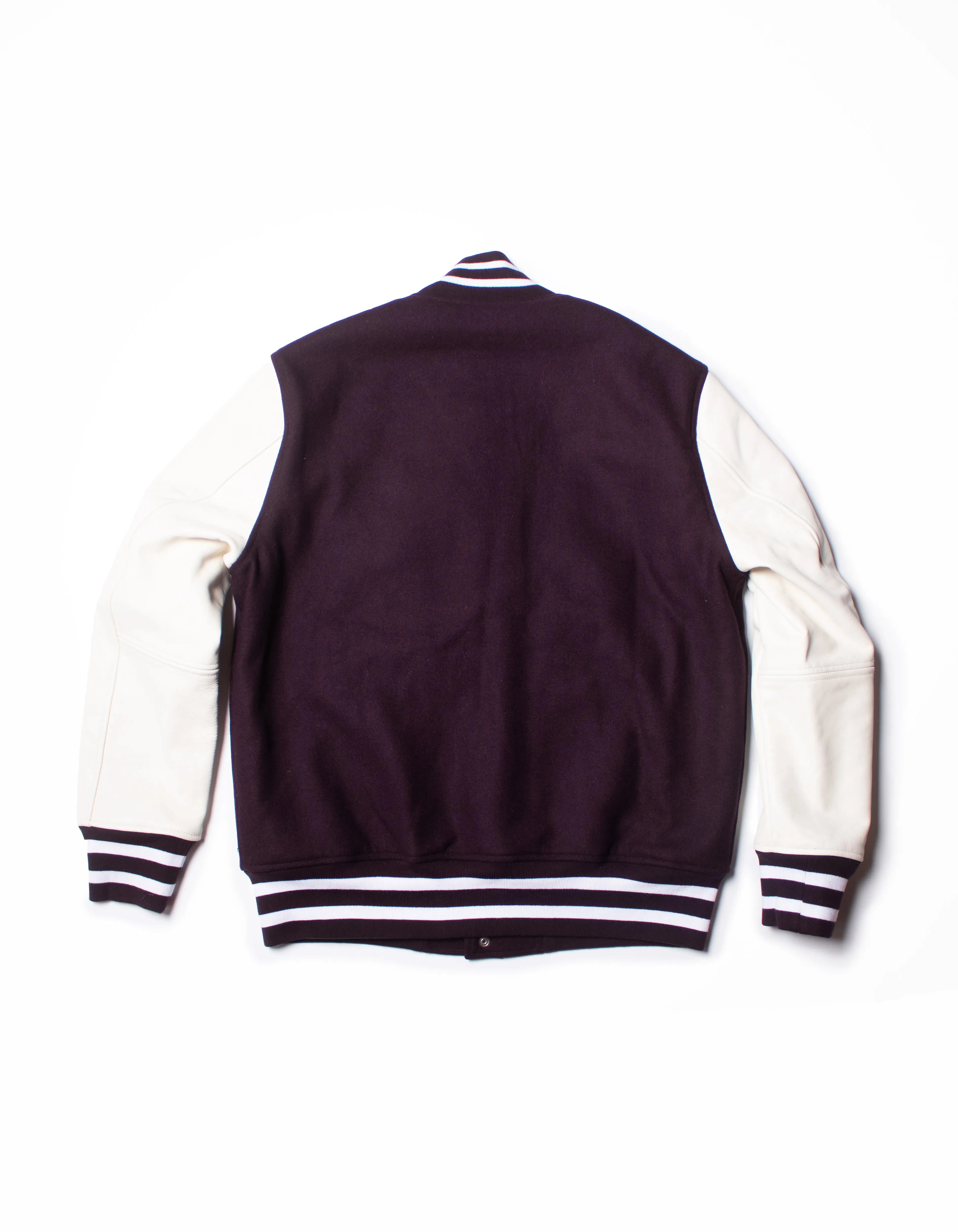 Burgundy Wool Varsity Jacket - Trim Fit sold by J. Press product image thumbnail 2