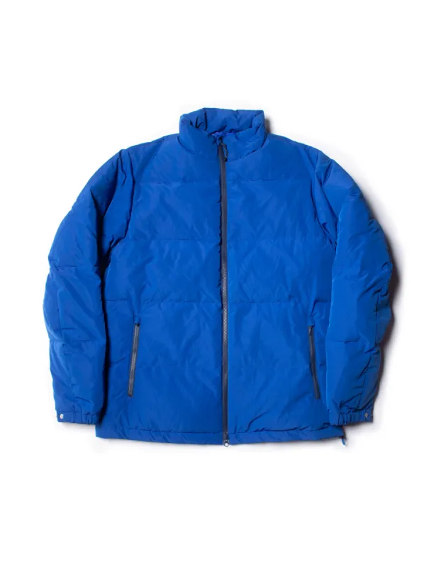 Royal Blue Down Puffer Jacket - Trim Fit made by J. Press