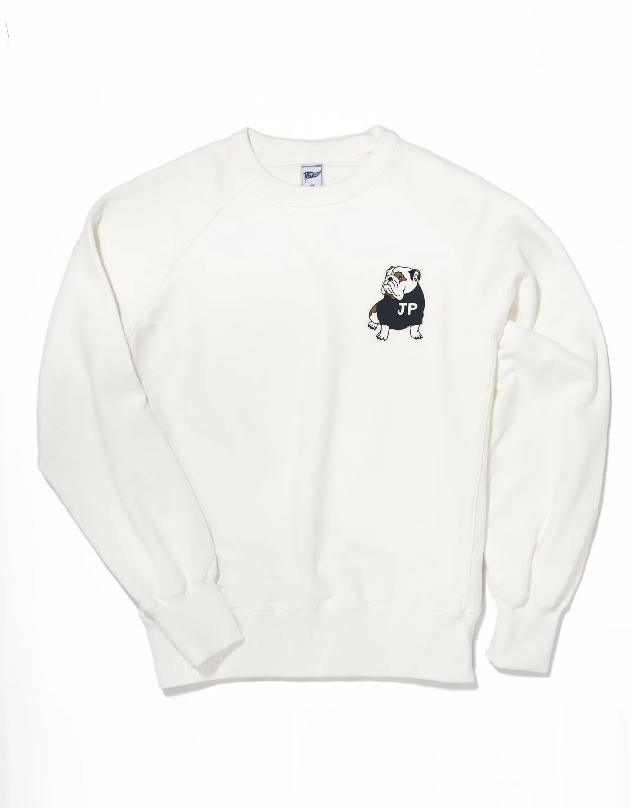 BULLDOG SWEATSHIRT - WHITE sold by J. Press