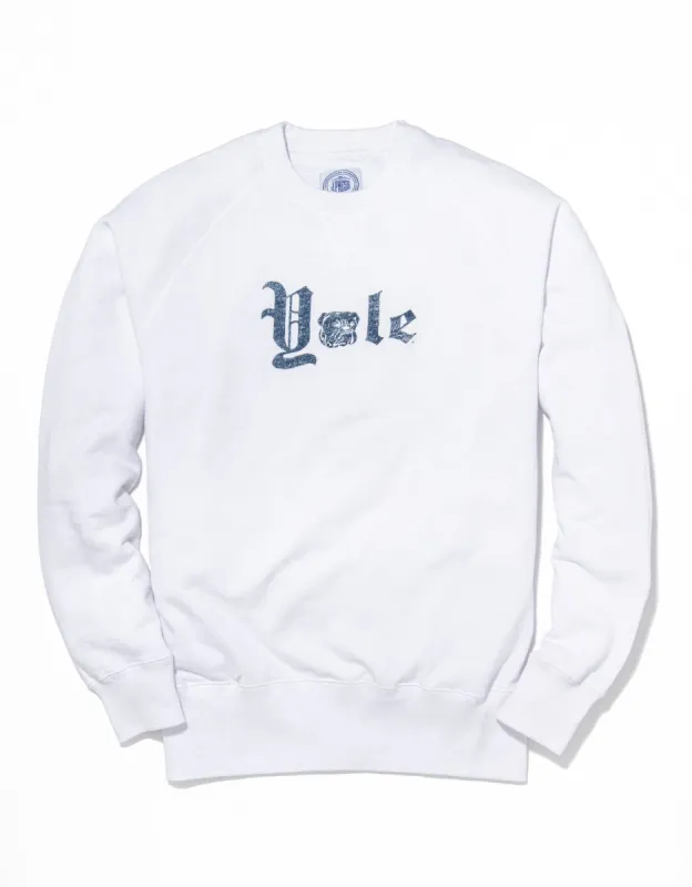 Yale Gothic Spellout Sweatshirt sold by J. Press