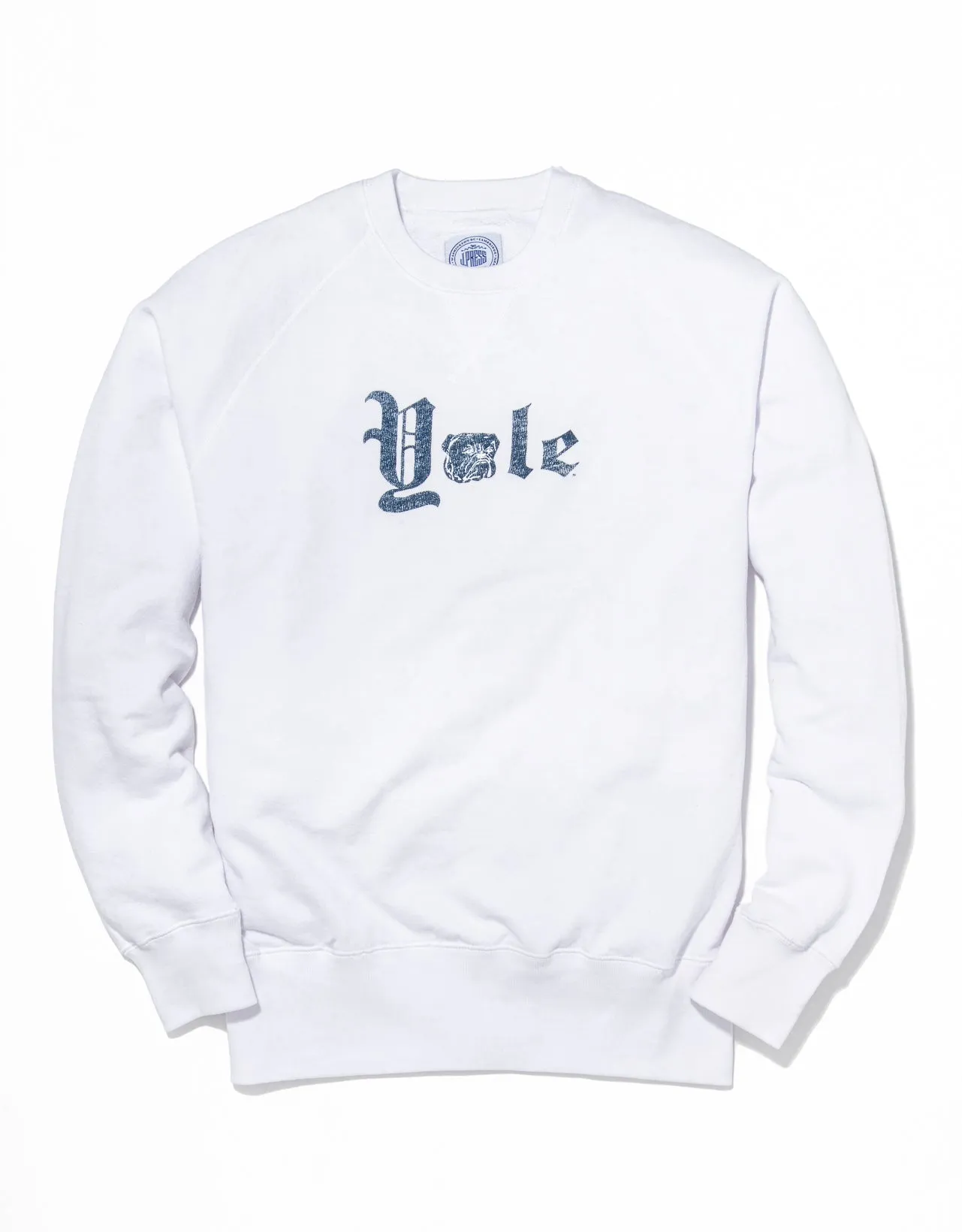 Yale Gothic Spellout Sweatshirt sold by J. Press