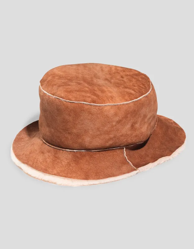 SHEARLING HAT - TAN sold by J. Press