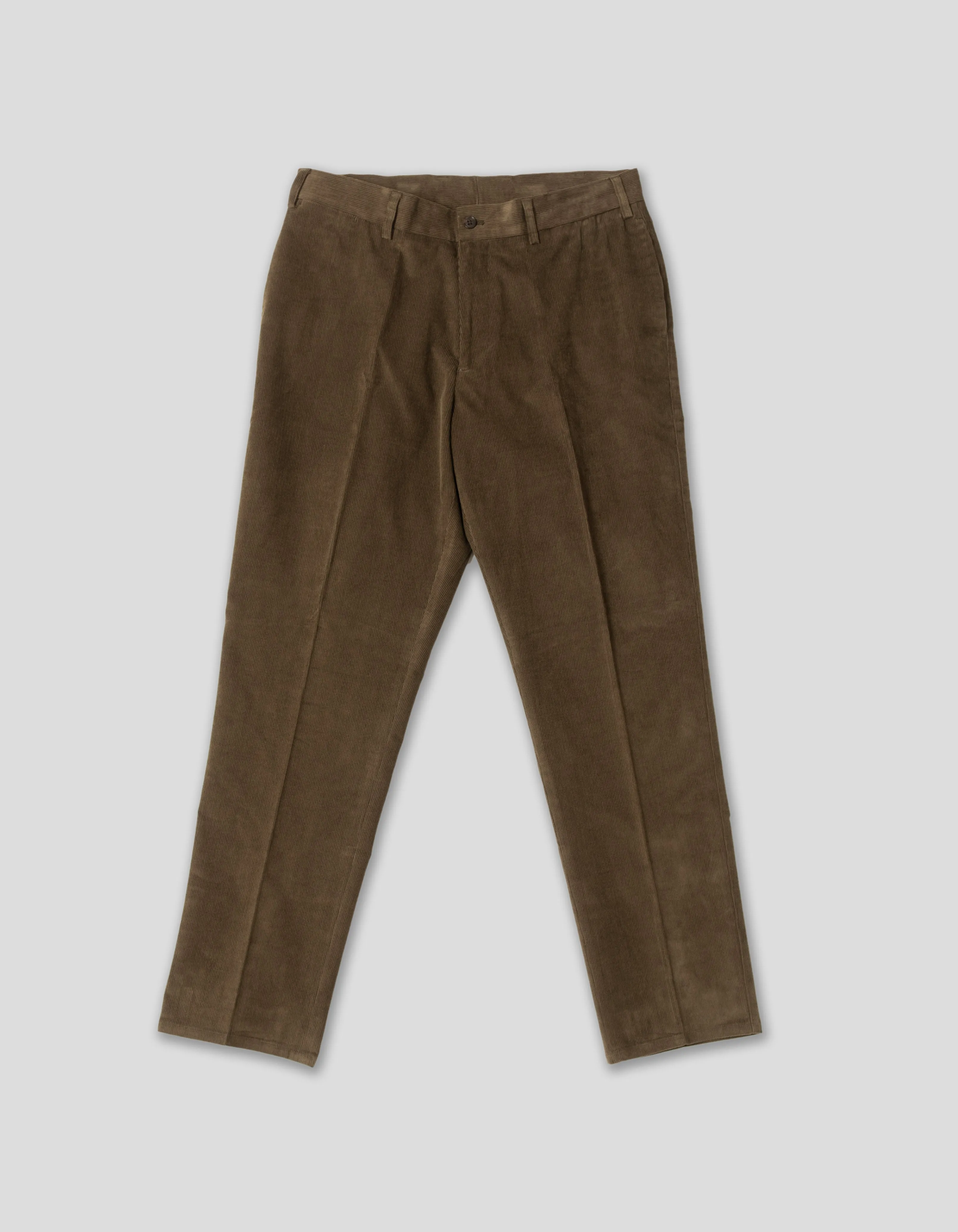 NARROW WALE CORDUROY TROUSERS - OLIVE sold by J. Press