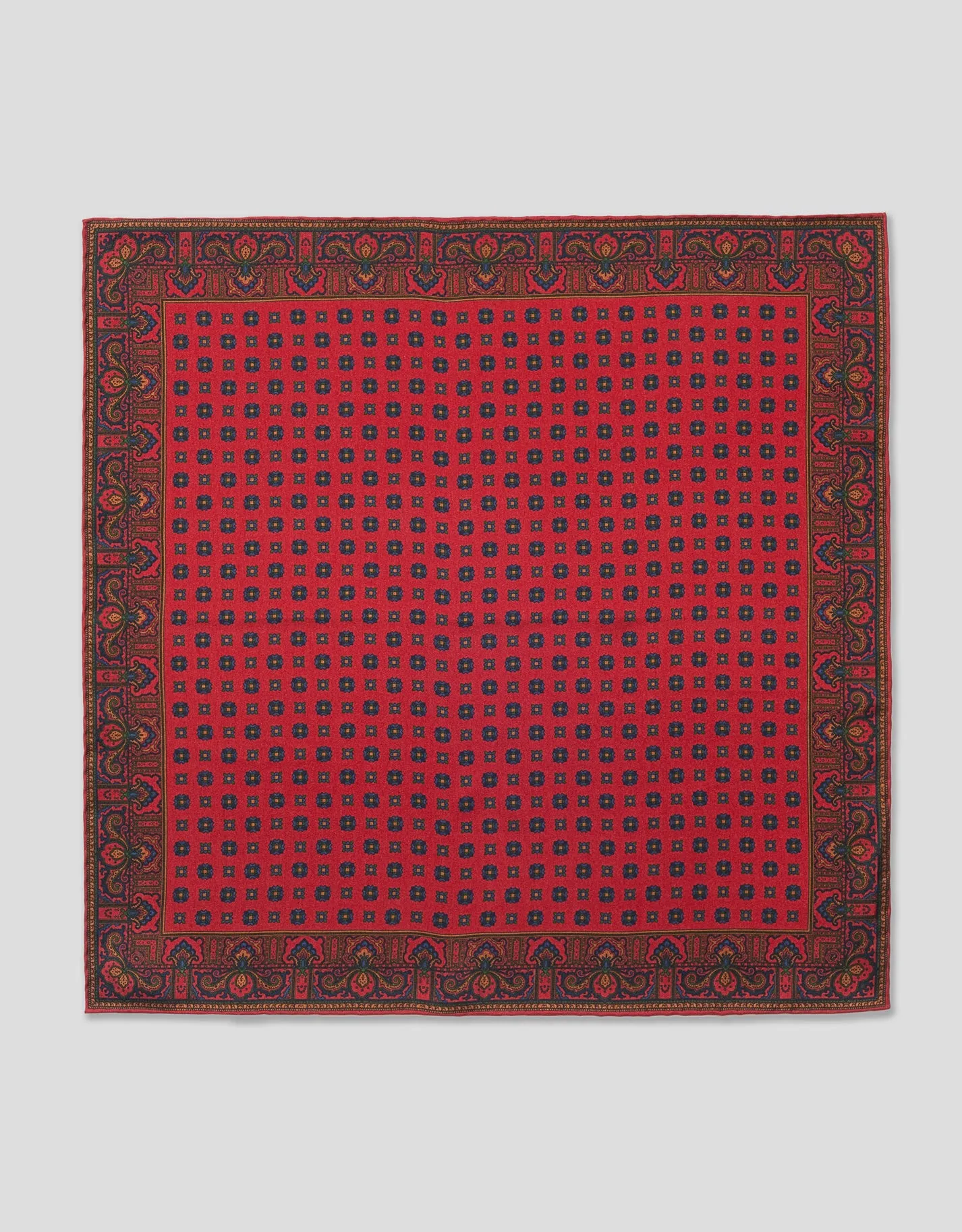 FOULARD POCKET SQUARE - RED sold by J. Press