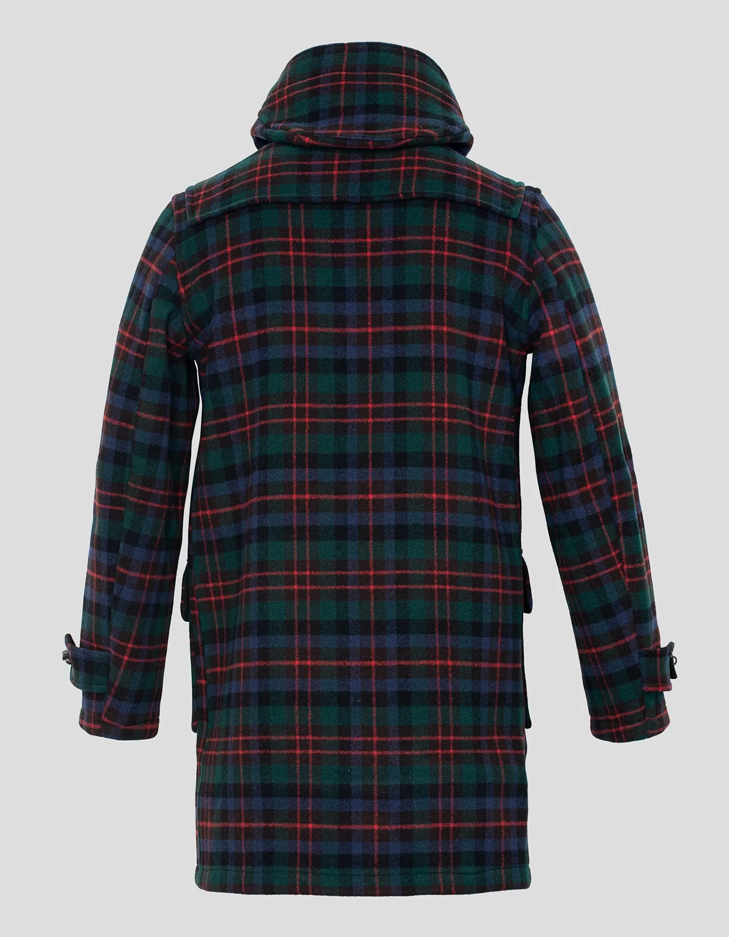 Made-in-England Macduff Tartan Classic Morris Duffle Coat sold by J. Press product image thumbnail 3