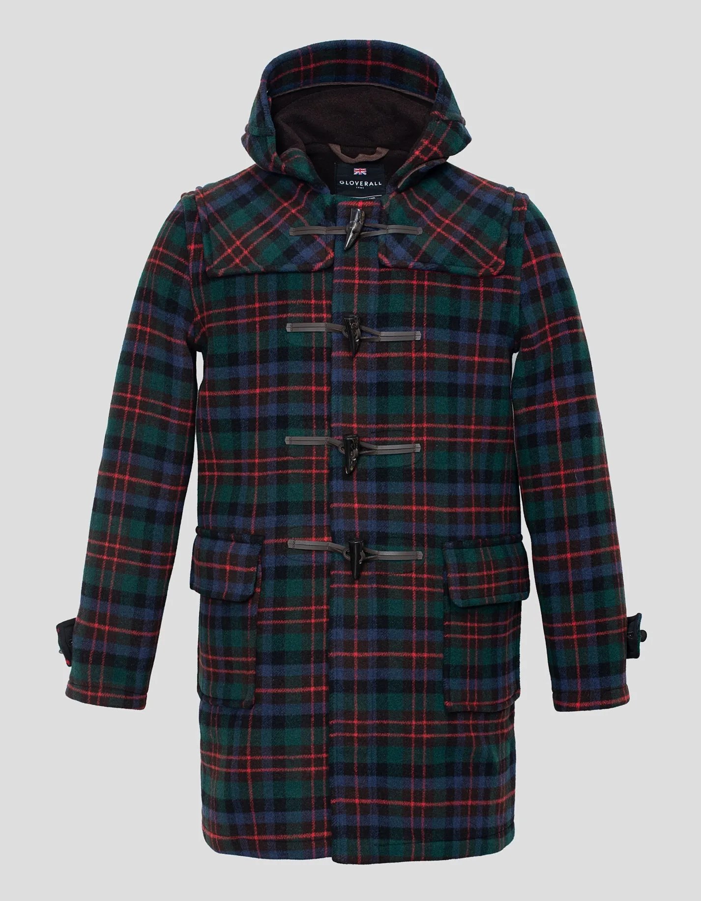 Made-in-England Macduff Tartan Classic Morris Duffle Coat sold by J. Press