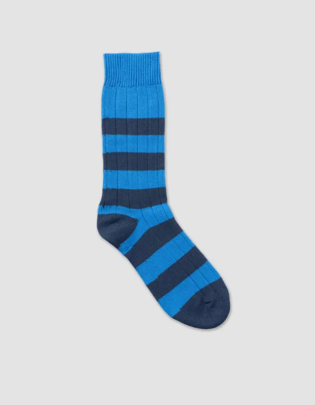 RUGBY STRIPE ORGANIC COTTON SOCKS sold by J. Press