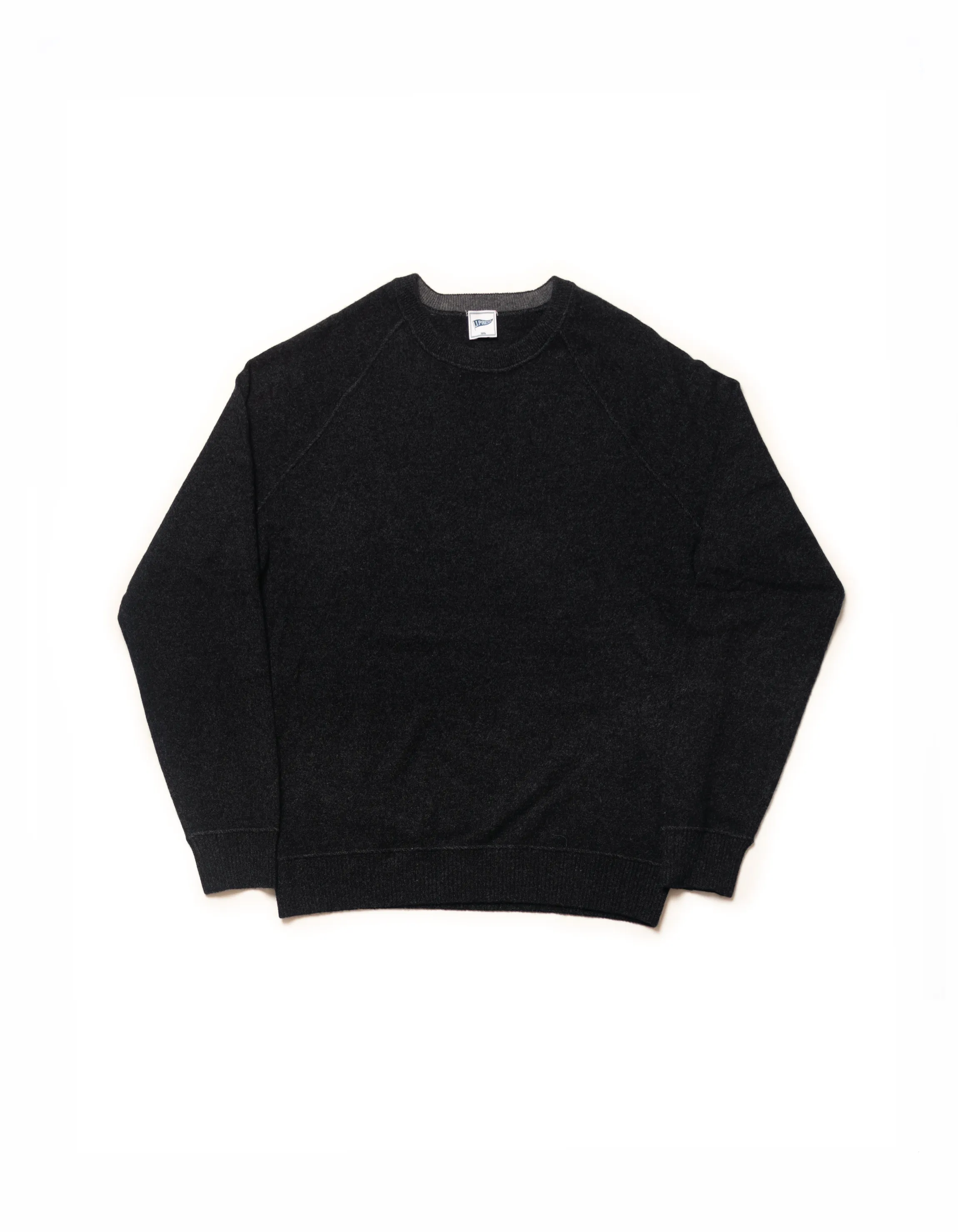 Charcoal Cashmere Crewneck Sweater - Trim Fit sold by J. Press