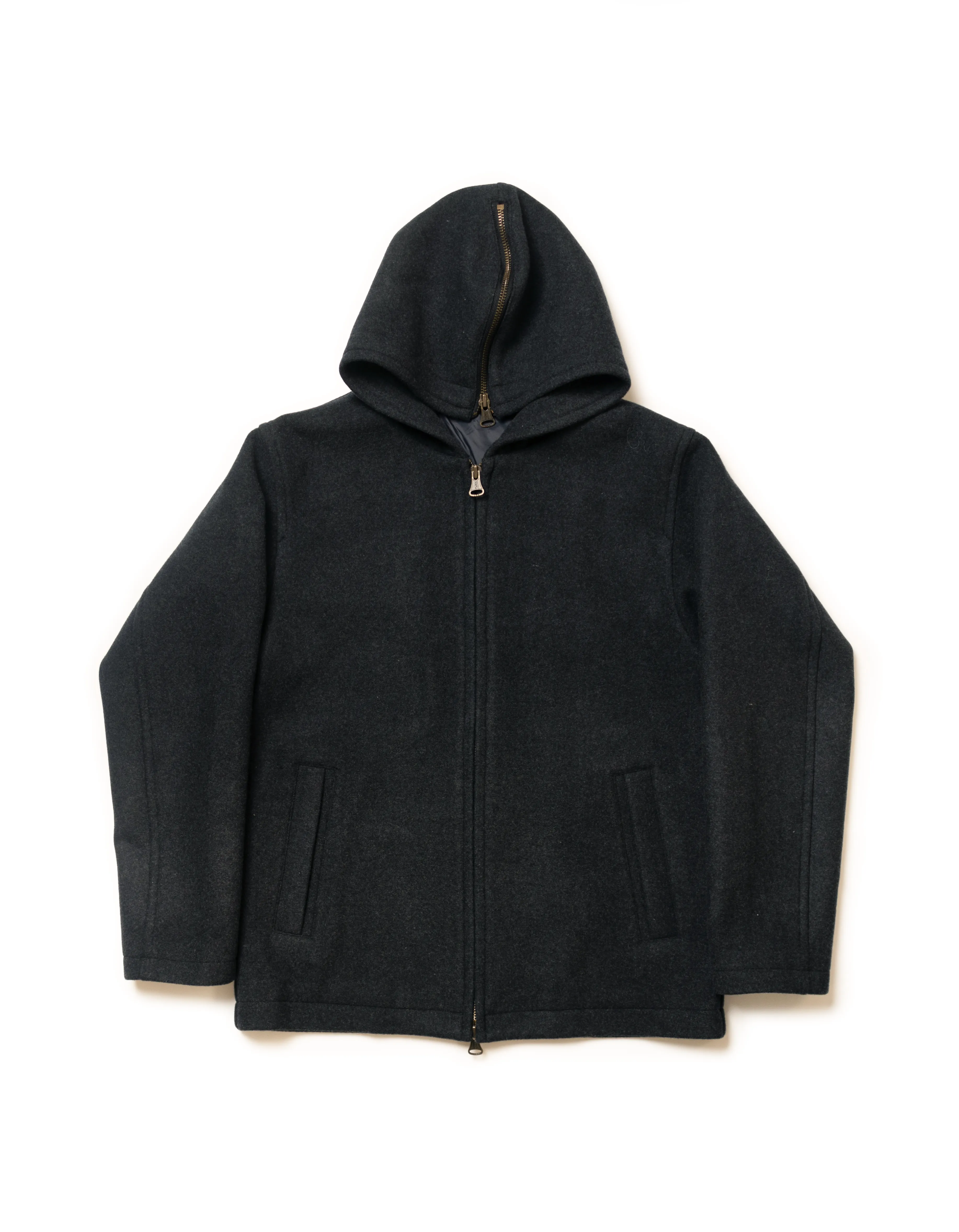 ZIP UP HOODIE - GREY sold by J. Press