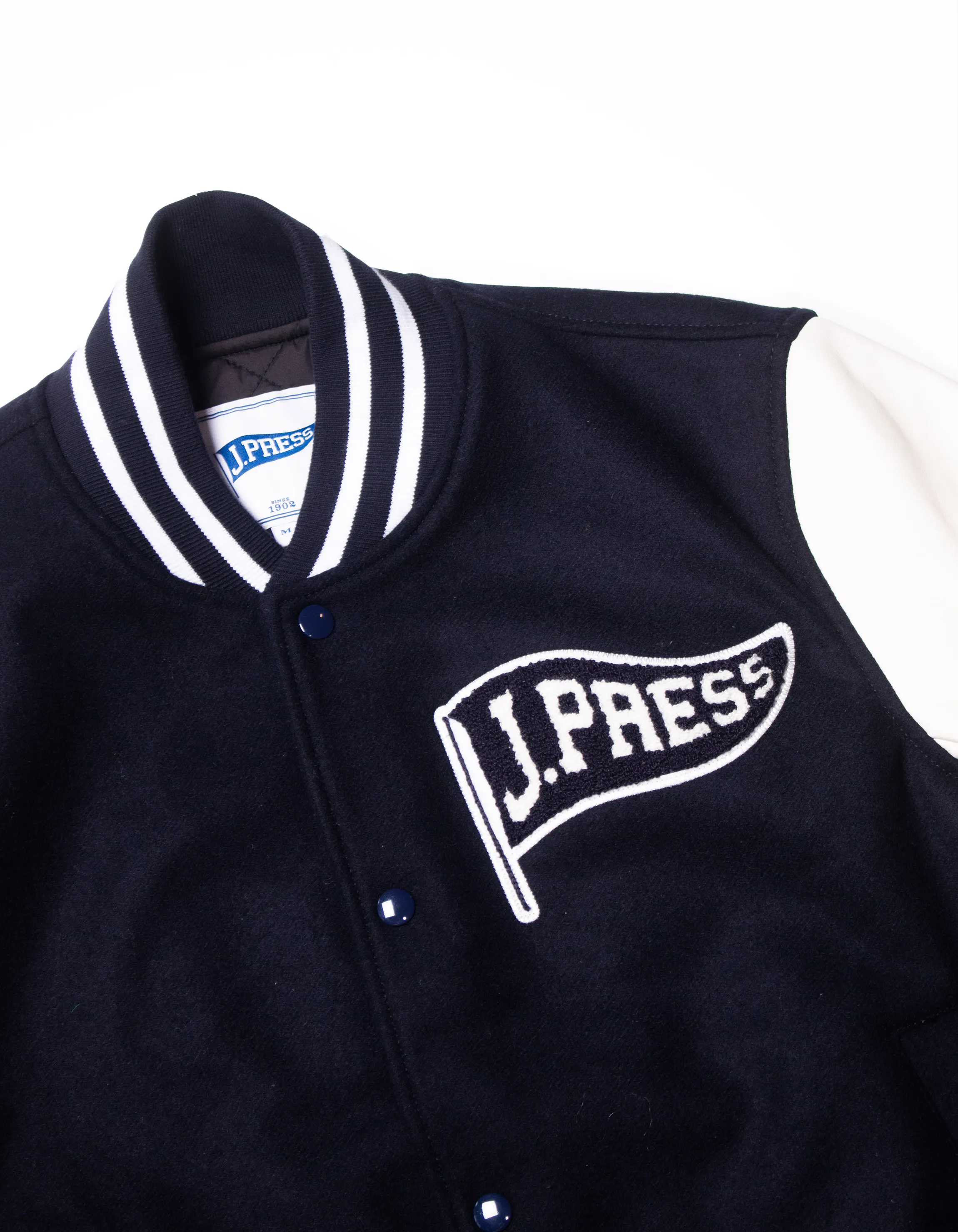 J. PRESS VARSITY JACKET - NAVY sold by J. Press product image thumbnail 4