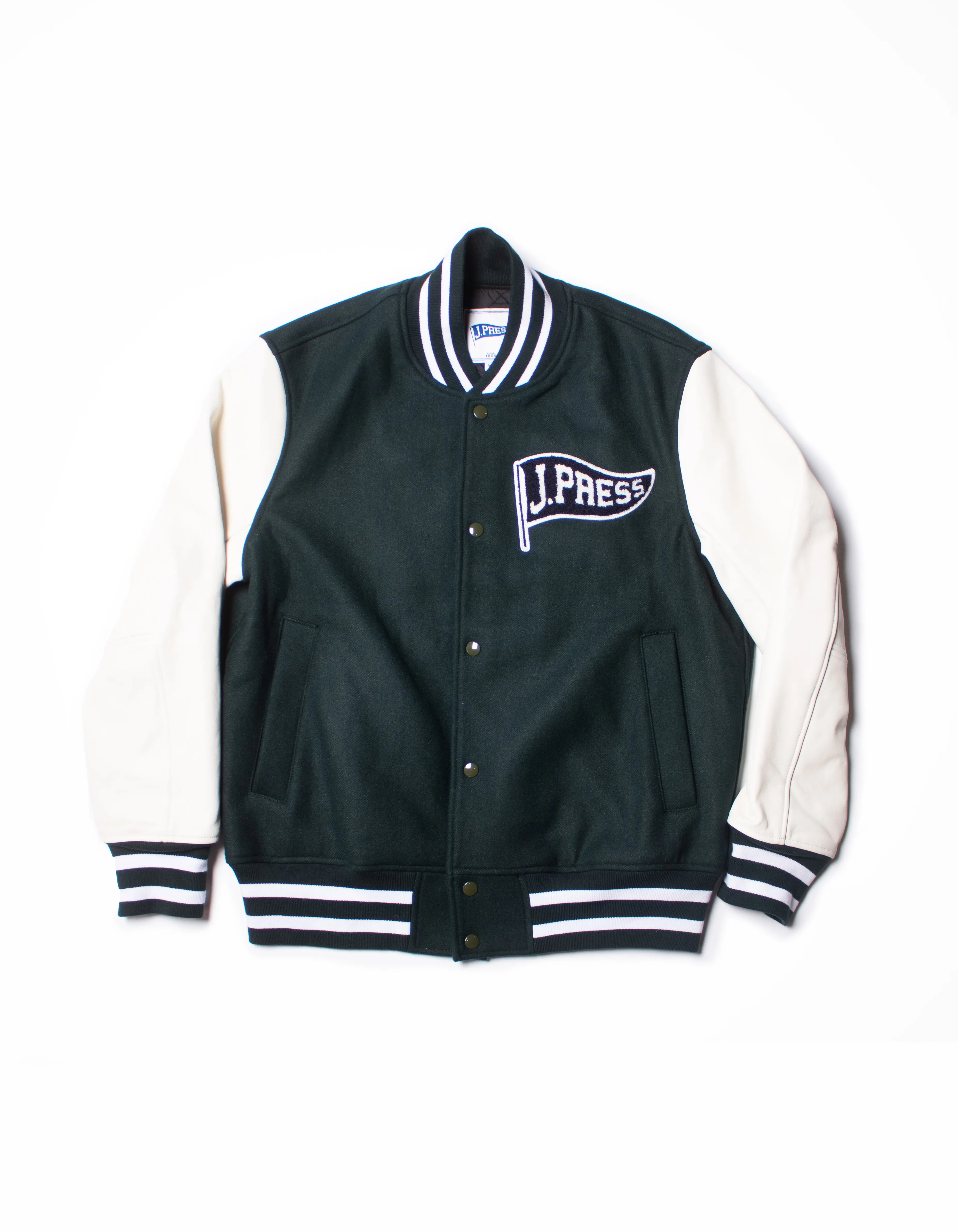 J. PRESS VARSITY JACKET - GREEN sold by J. Press