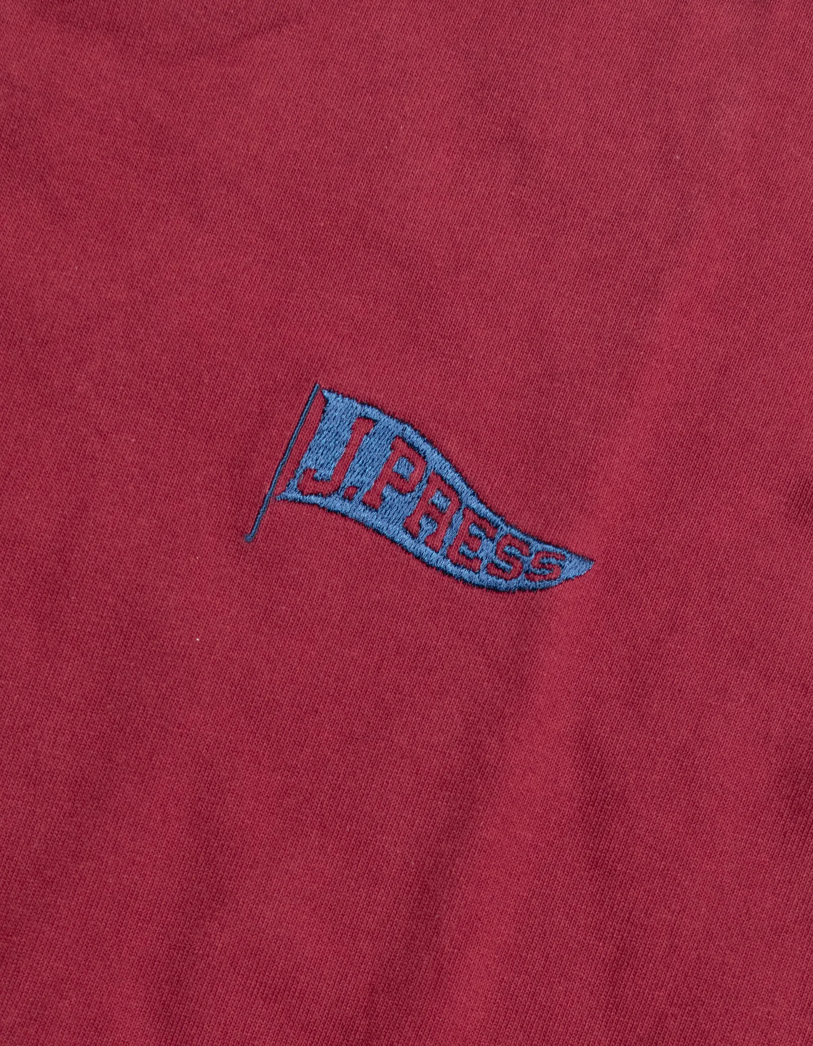 LONG SLEEVE T-SHIRT - BURGUNDY sold by J. Press product image thumbnail 2