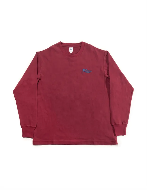 LONG SLEEVE T-SHIRT - BURGUNDY sold by J. Press
