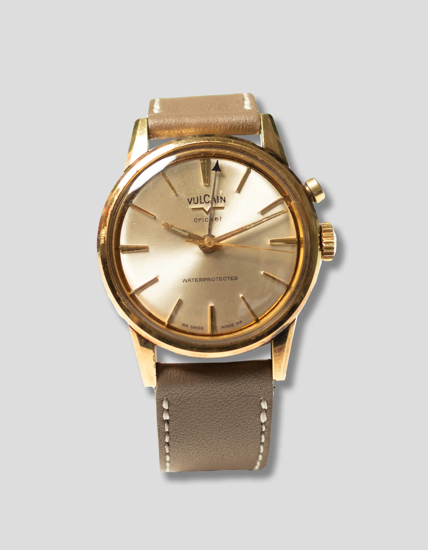 1950s Vulcain Cricket sold by J. Press