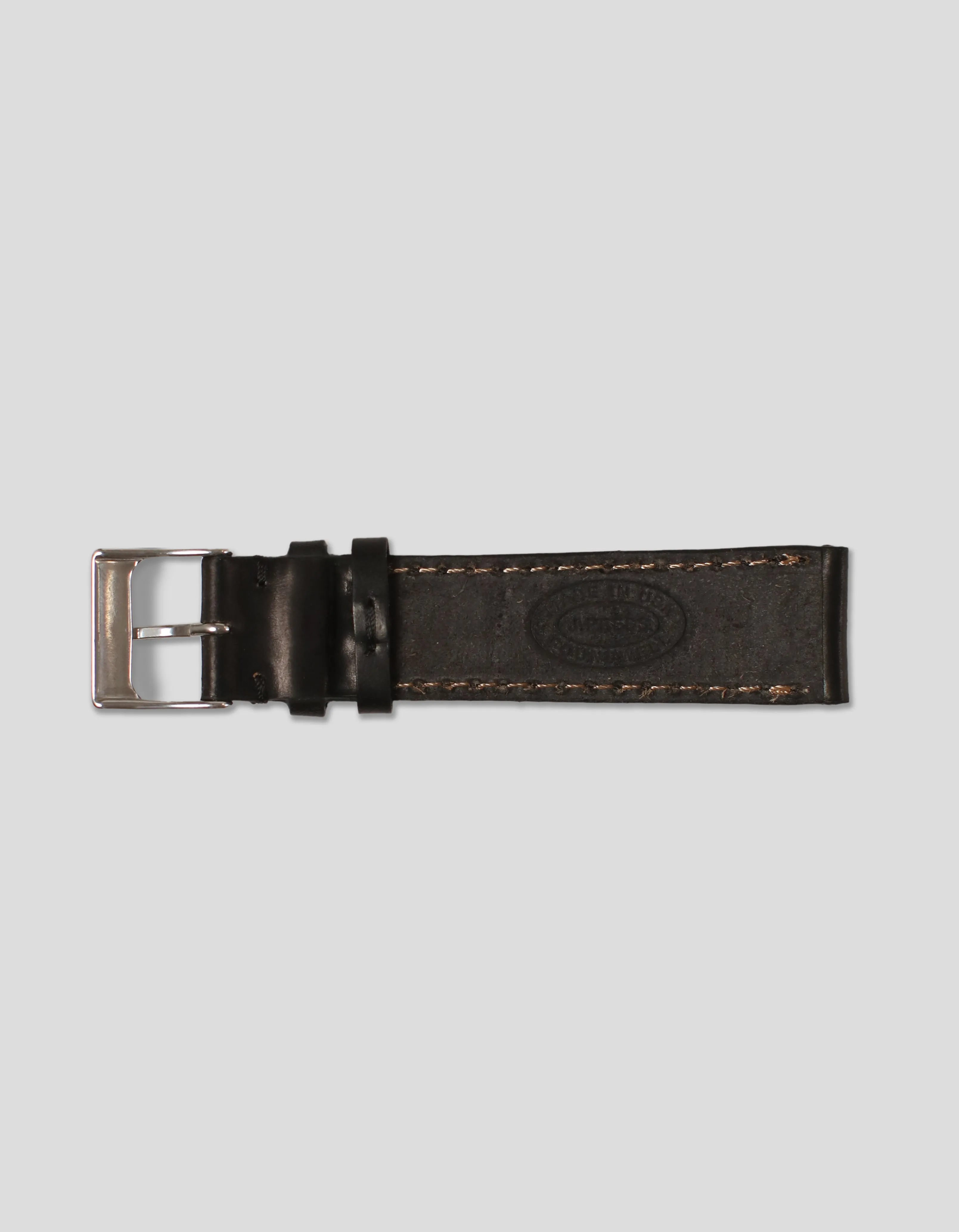 Made-in-USA Black Shell Cordovan Watch Strap sold by J. Press product image thumbnail 3