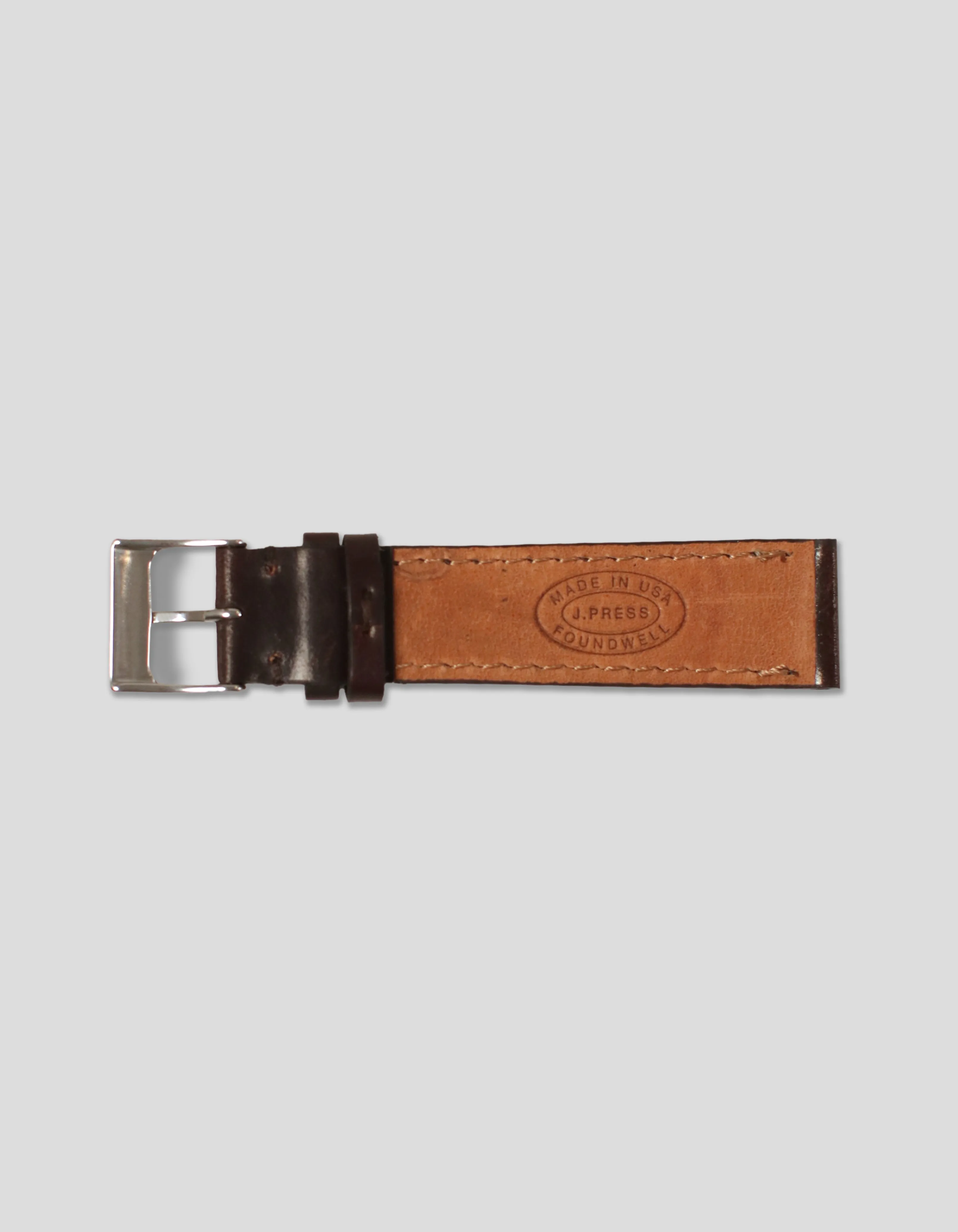 COGNAC SHELL CORDOVAN WATCHBAND sold by J. Press product image thumbnail 4