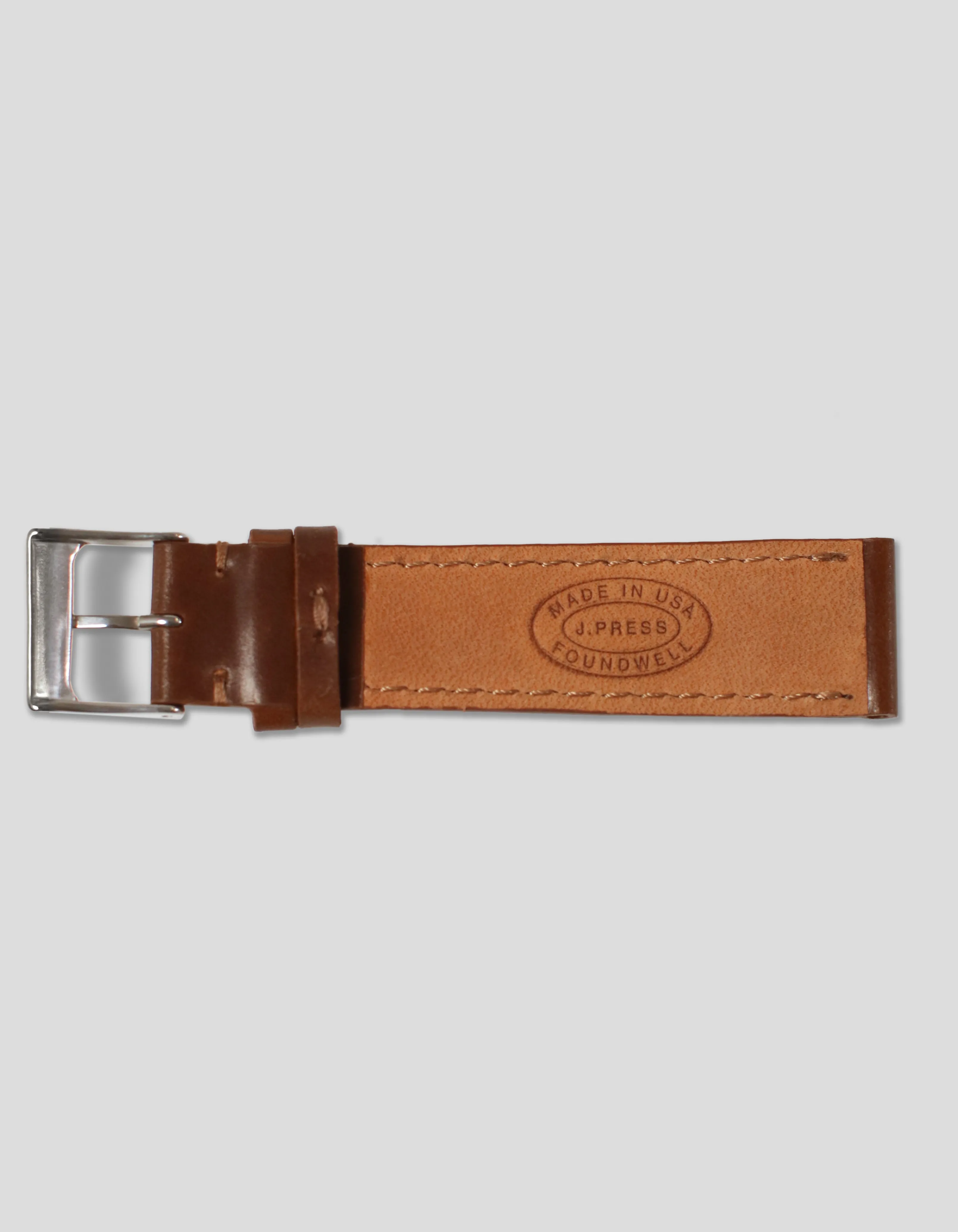 HONEY BROWN SHELL CORDOVAN WATCHBAND sold by J. Press product image thumbnail 4