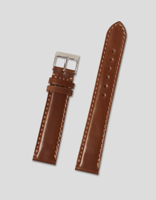 HONEY BROWN SHELL CORDOVAN  WATCHBAND sold by J. Press