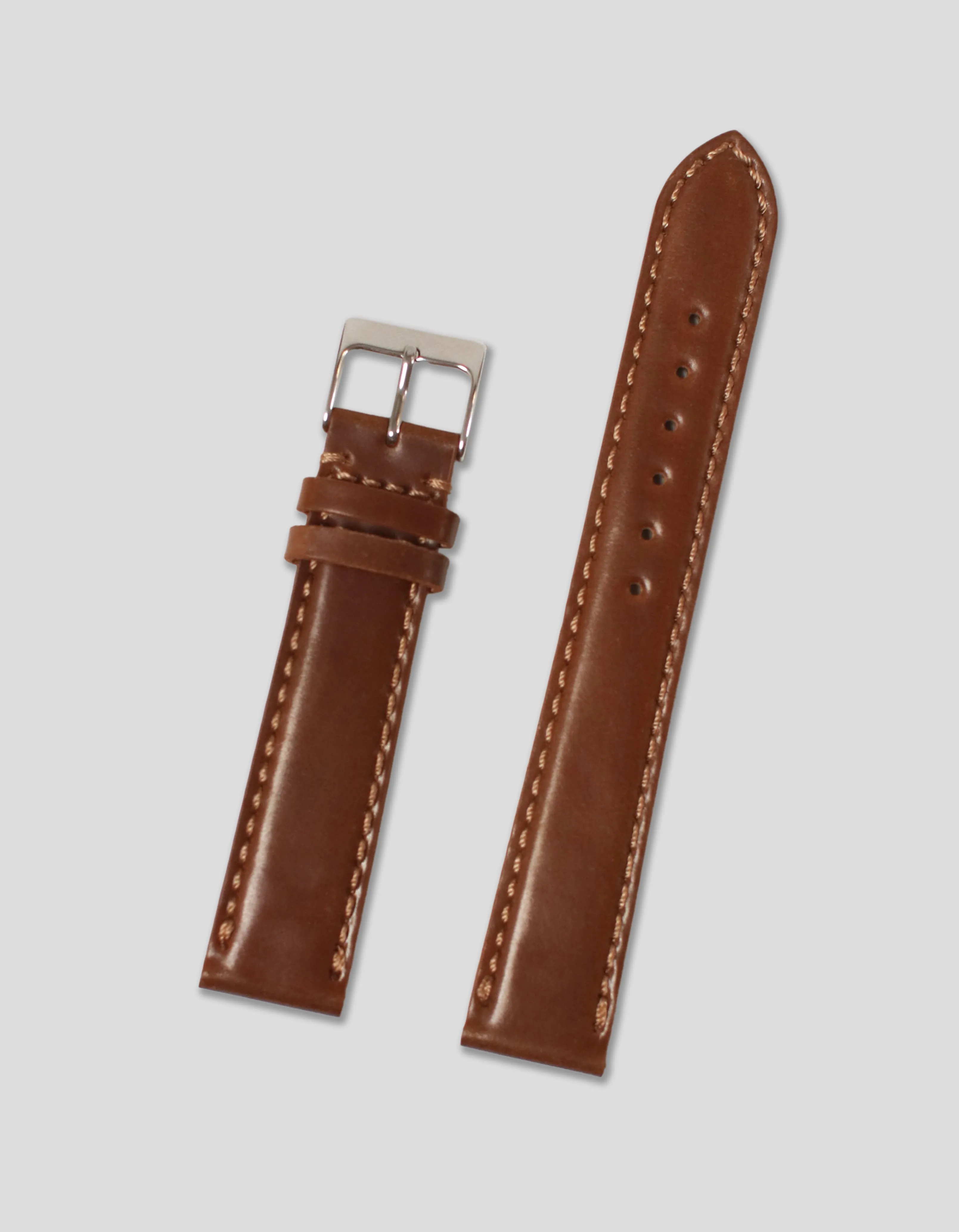 HONEY BROWN SHELL CORDOVAN WATCHBAND sold by J. Press
