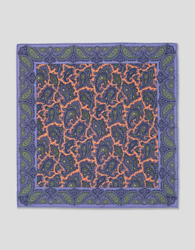 GOLD PAISLEY POCKET SQUARE sold by J. Press