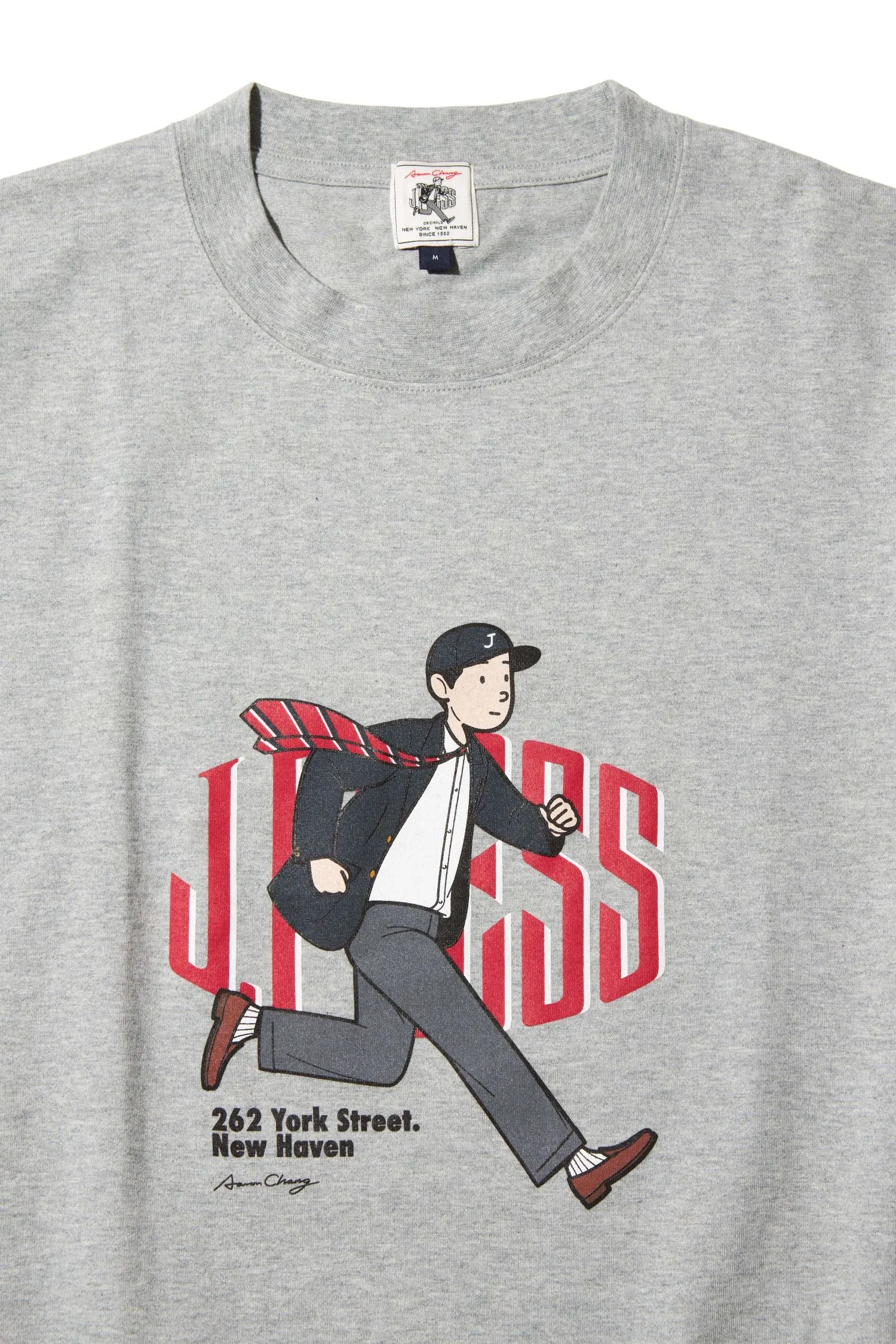 Grey "Running Ivy Boy" Crew Neck T Shirt - Trim Fit sold by J. Press product image thumbnail 2