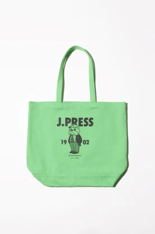 AARON CHANG IVY BULLDOG TOTE BAG - GREEN sold by J. Press