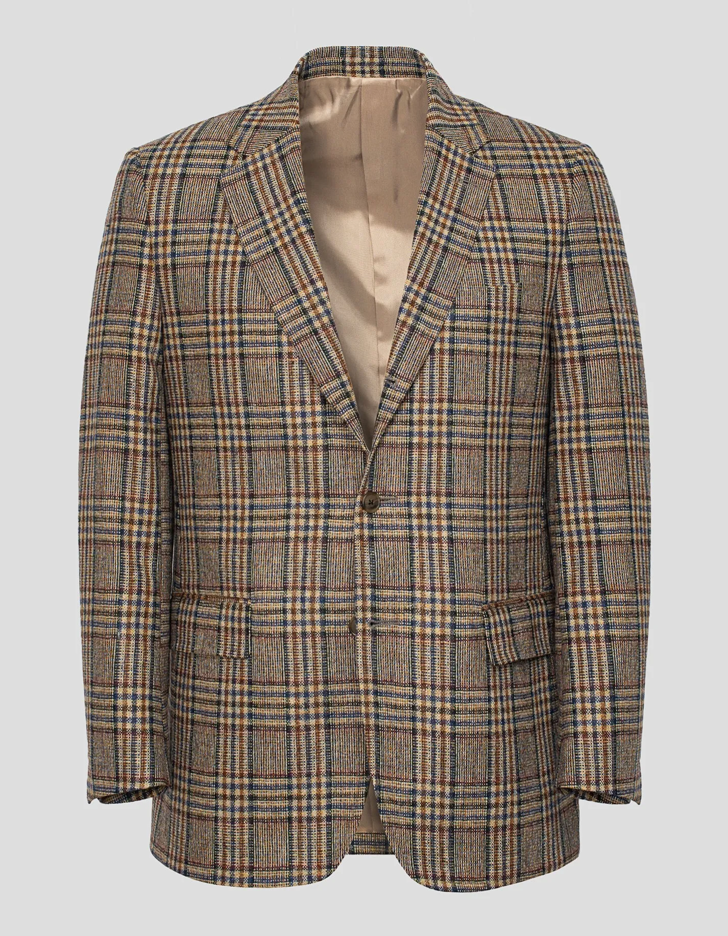 TAN MULTI PLAID SPORT COAT sold by J. Press