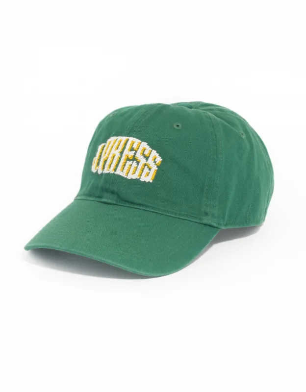 J. Press Yellow on Hunter Green Needlepoint Hat sold by J. Press