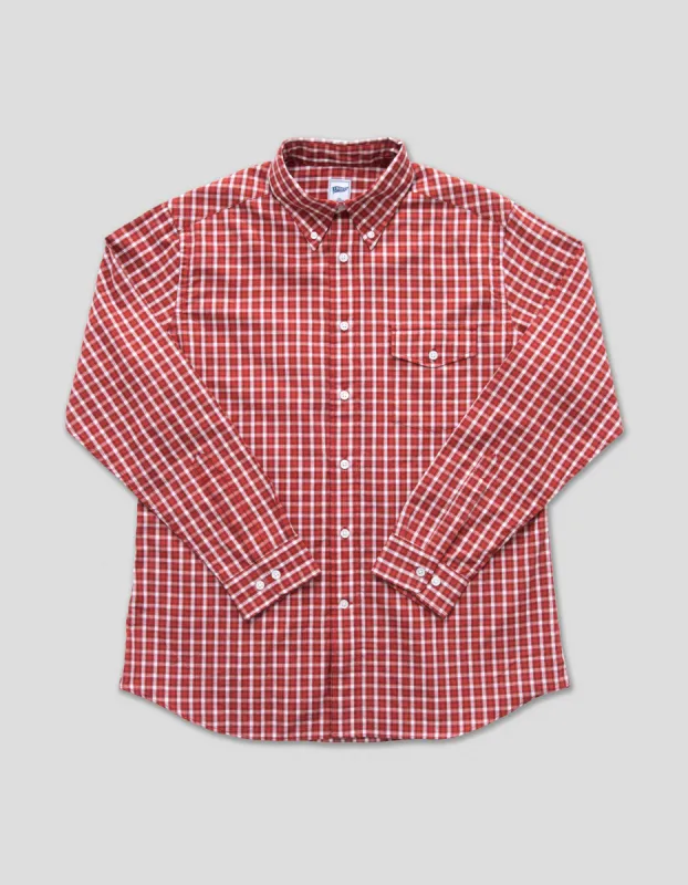 TRIM FIT LONG SLEEVE MADRAS BUTTON DOWN SHIRT sold by J. Press