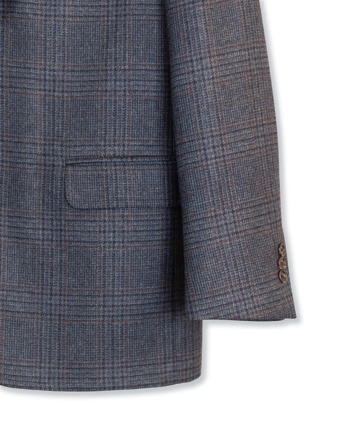 BLUE PLAID SPORT COAT - CASHMERE sold by J. Press product image thumbnail 3
