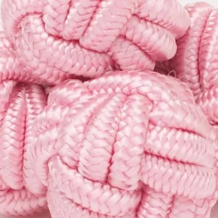 Pink Monkey's Fist Silk Knot Cufflinks sold by J. Press product image thumbnail 3