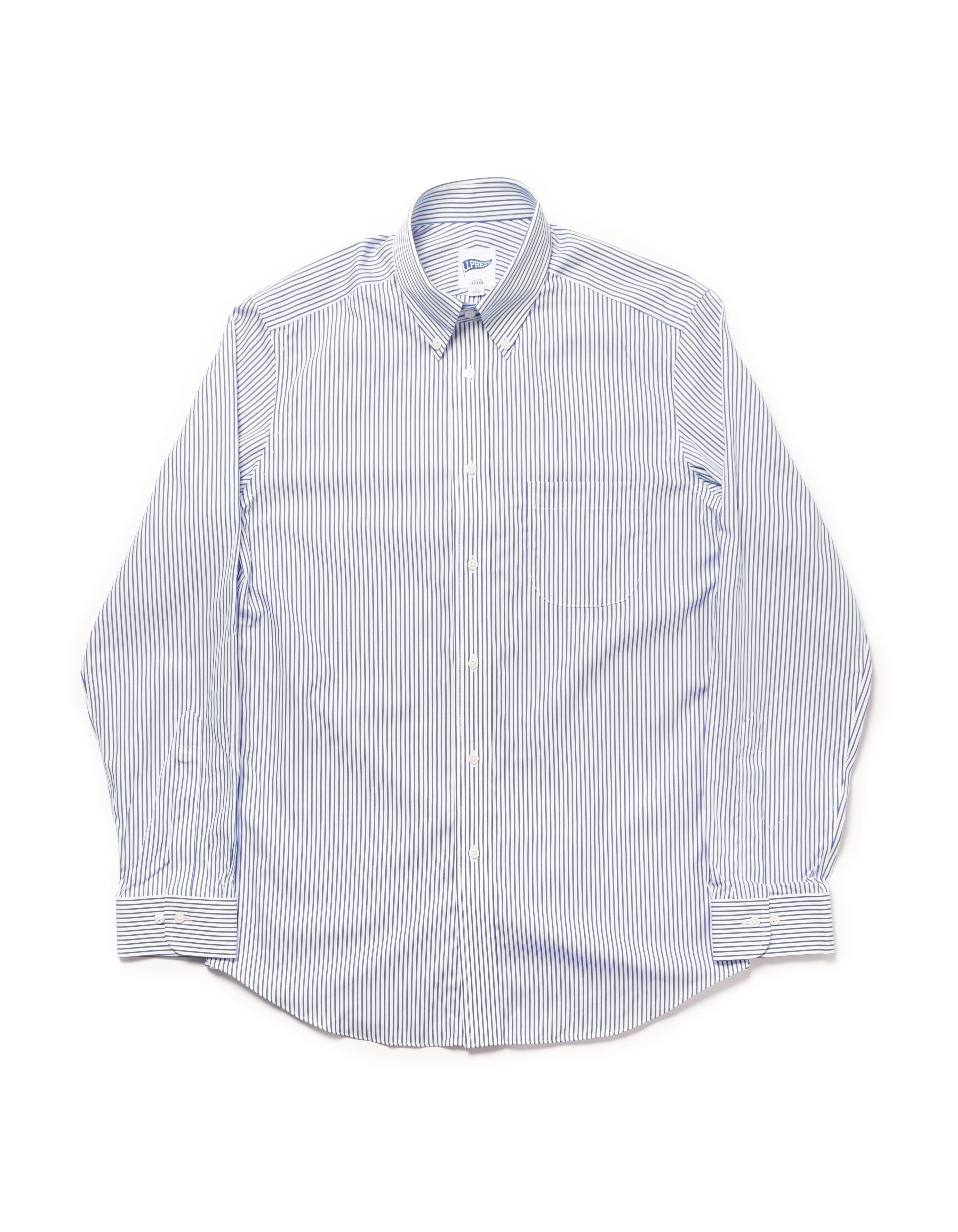 Regent Stripe Button Down Shirt - Trim Fit sold by J. Press