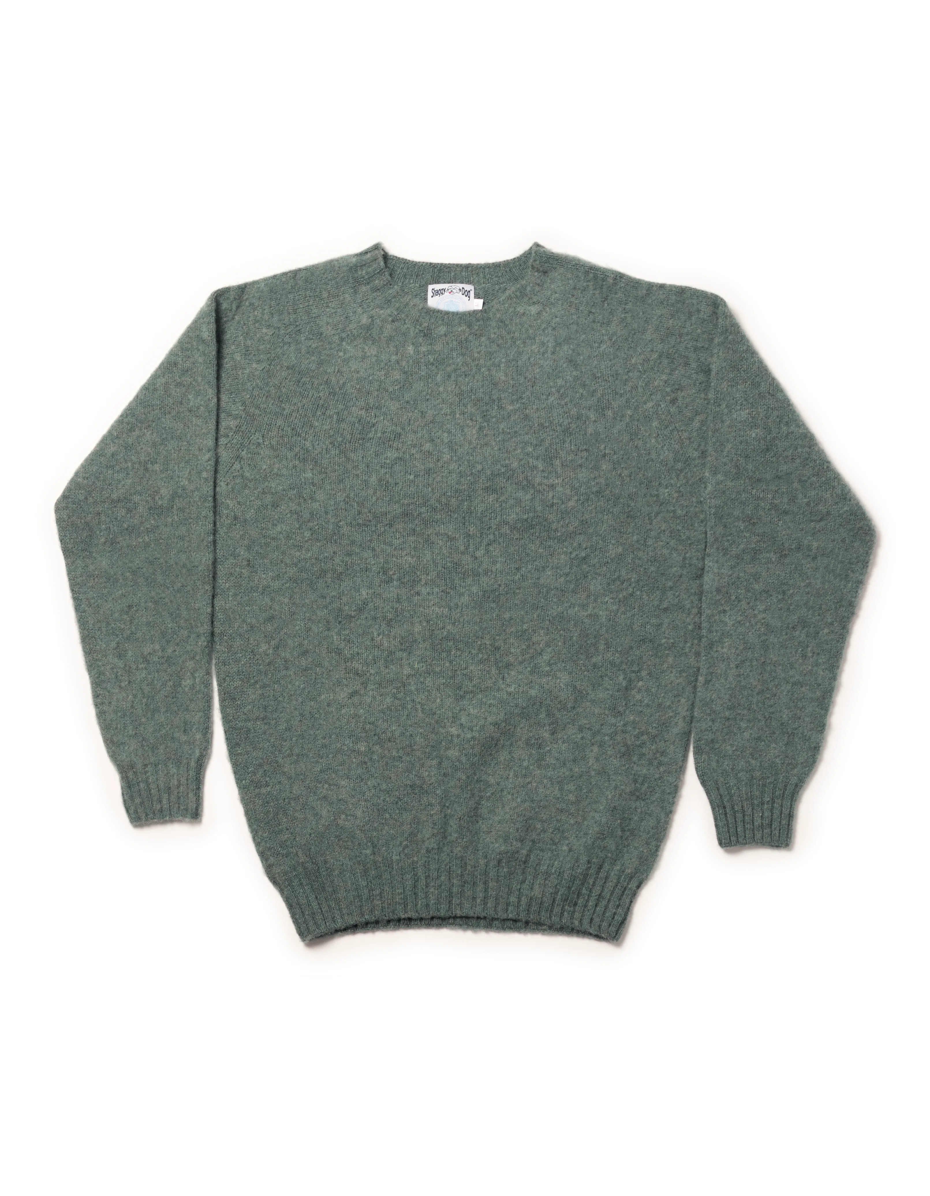 SHAGGY DOG SWEATER GREEN MIX - TRIM FIT sold by J. Press