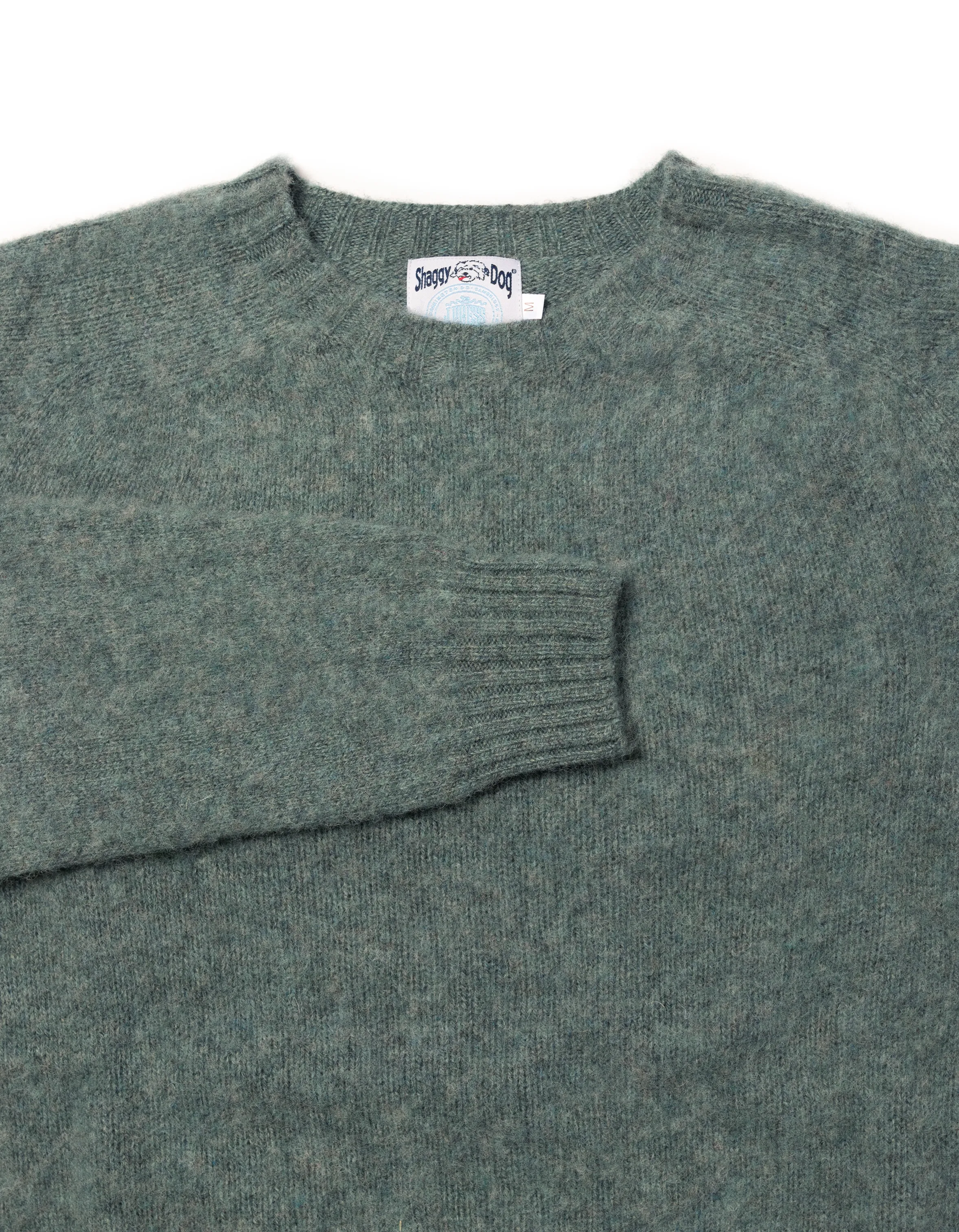 SHAGGY DOG SWEATER GREEN MIX - TRIM FIT sold by J. Press product image thumbnail 2