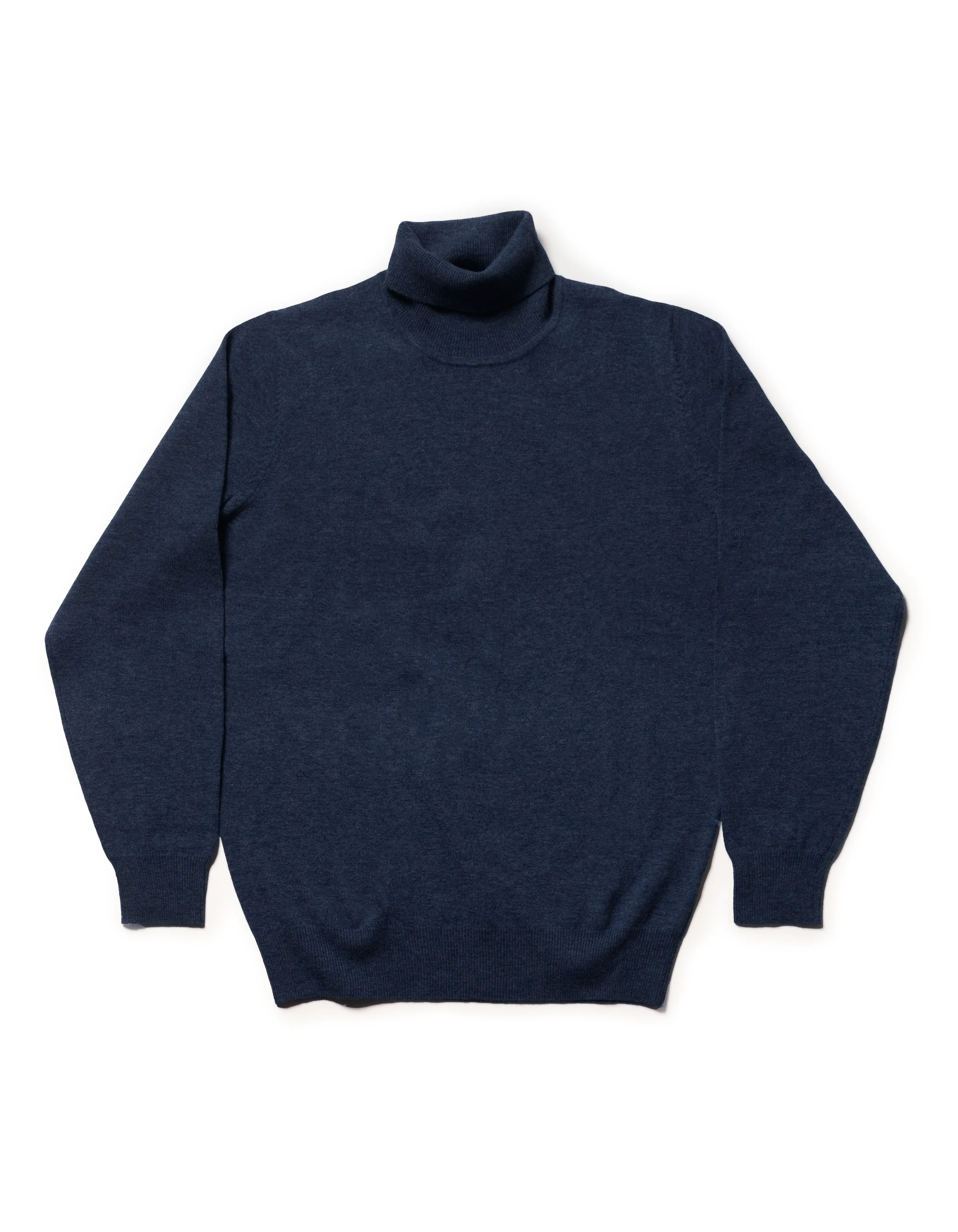 NAVY LAMBSWOOL TURTLE NECK SWEATER sold by J. Press