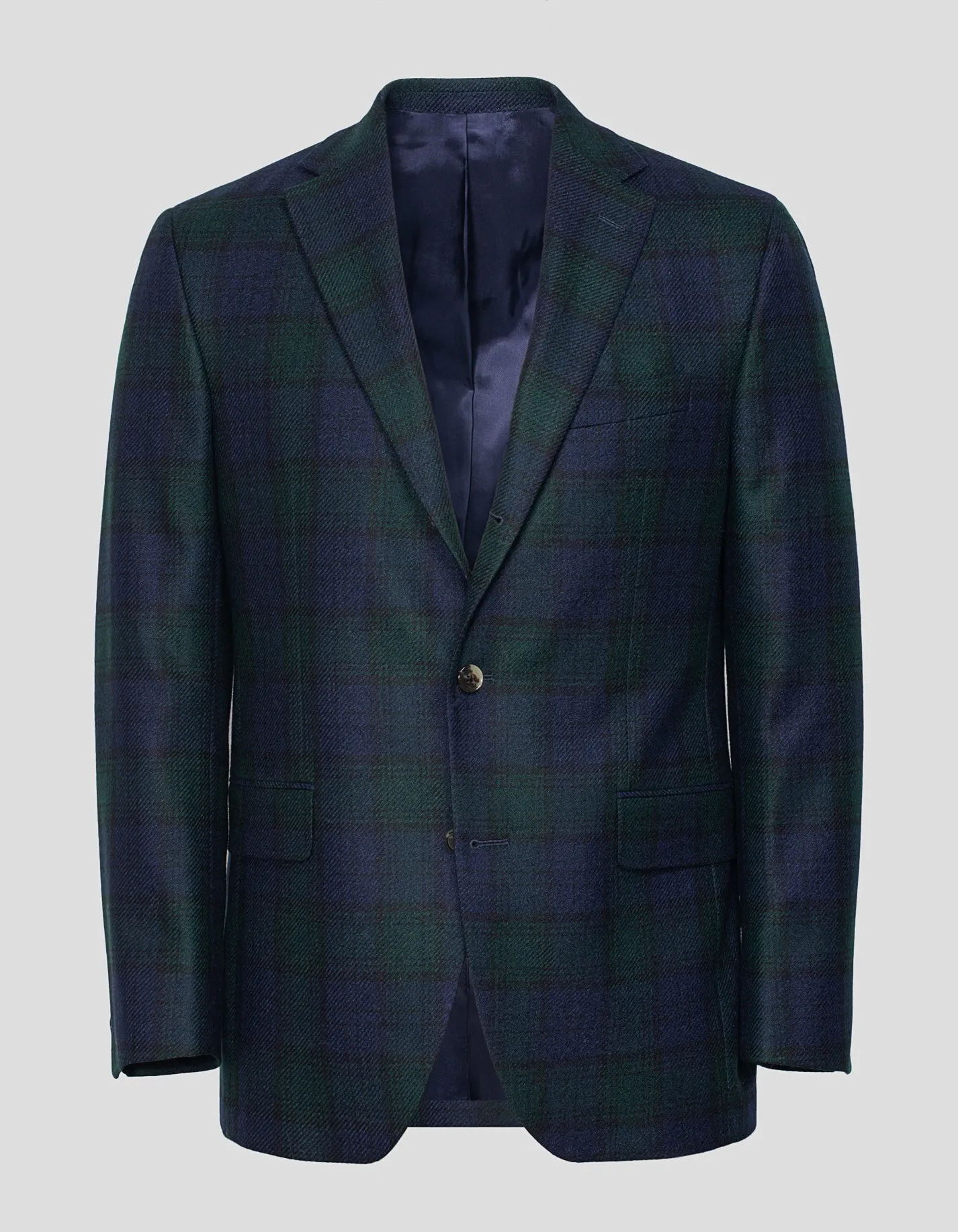 Made-in-Canada Blackwatch Tartan Wool/Cashmere Sport Coat sold by J. Press