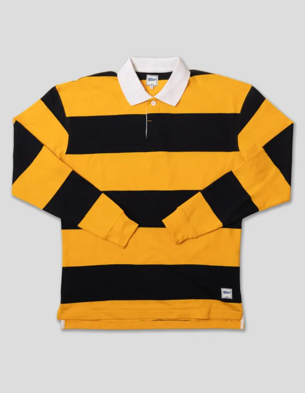 Block Stripe Rugby Shirt - Trim Fit sold by J. Press