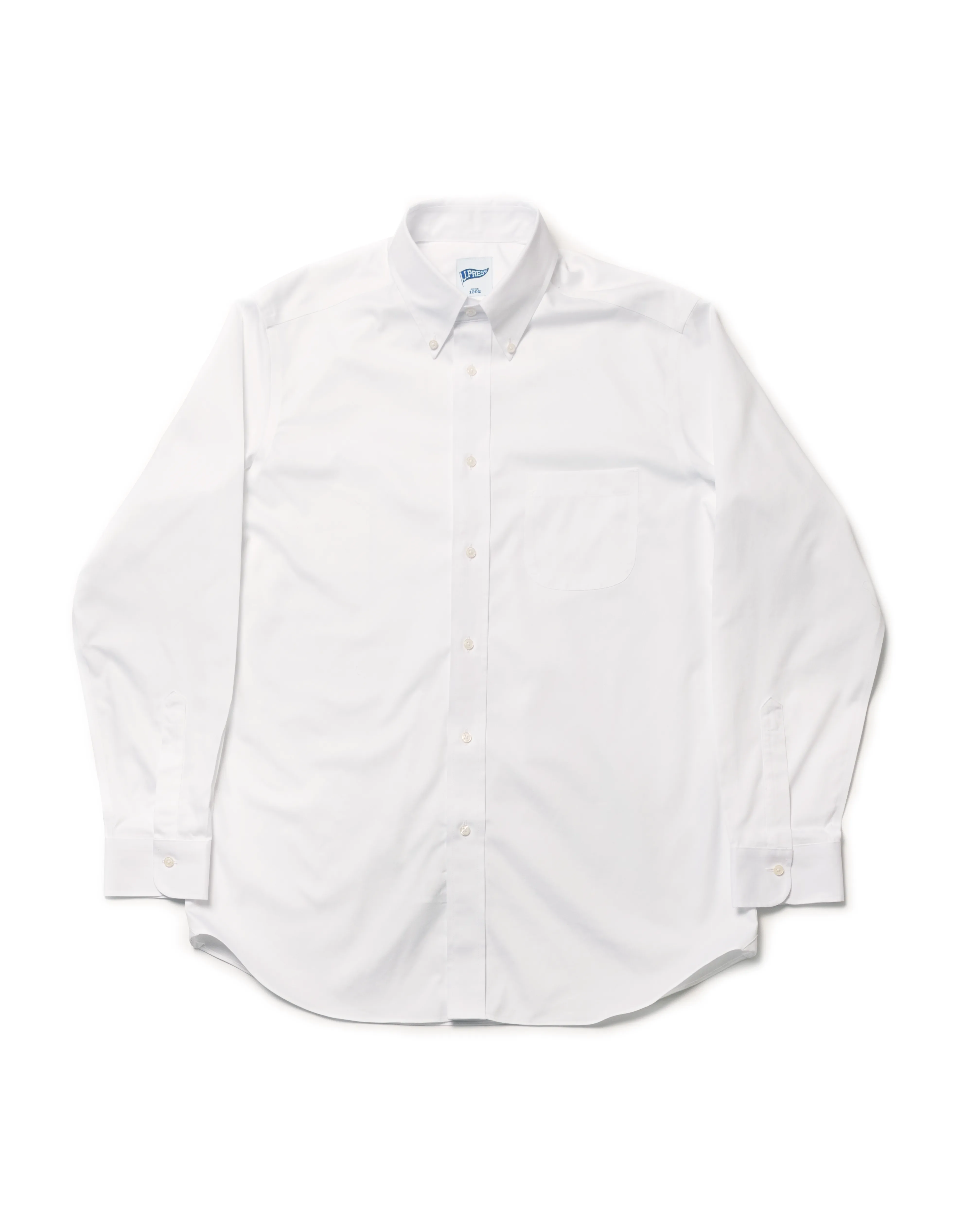 Pinpoint Oxford Button Down Shirt - Trim Fit sold by J. Press