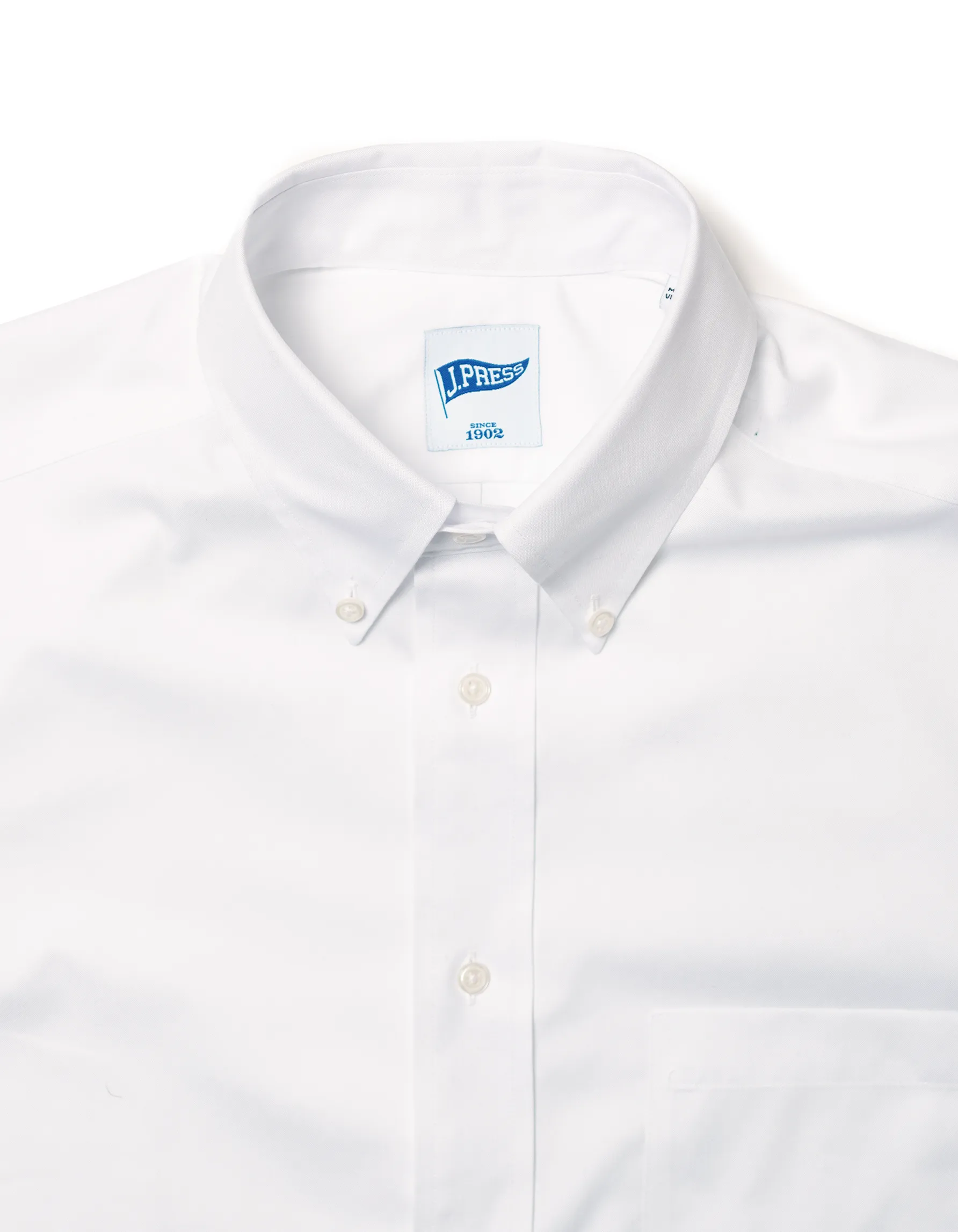 Pinpoint Oxford Button Down Shirt - Trim Fit sold by J. Press product image thumbnail 2