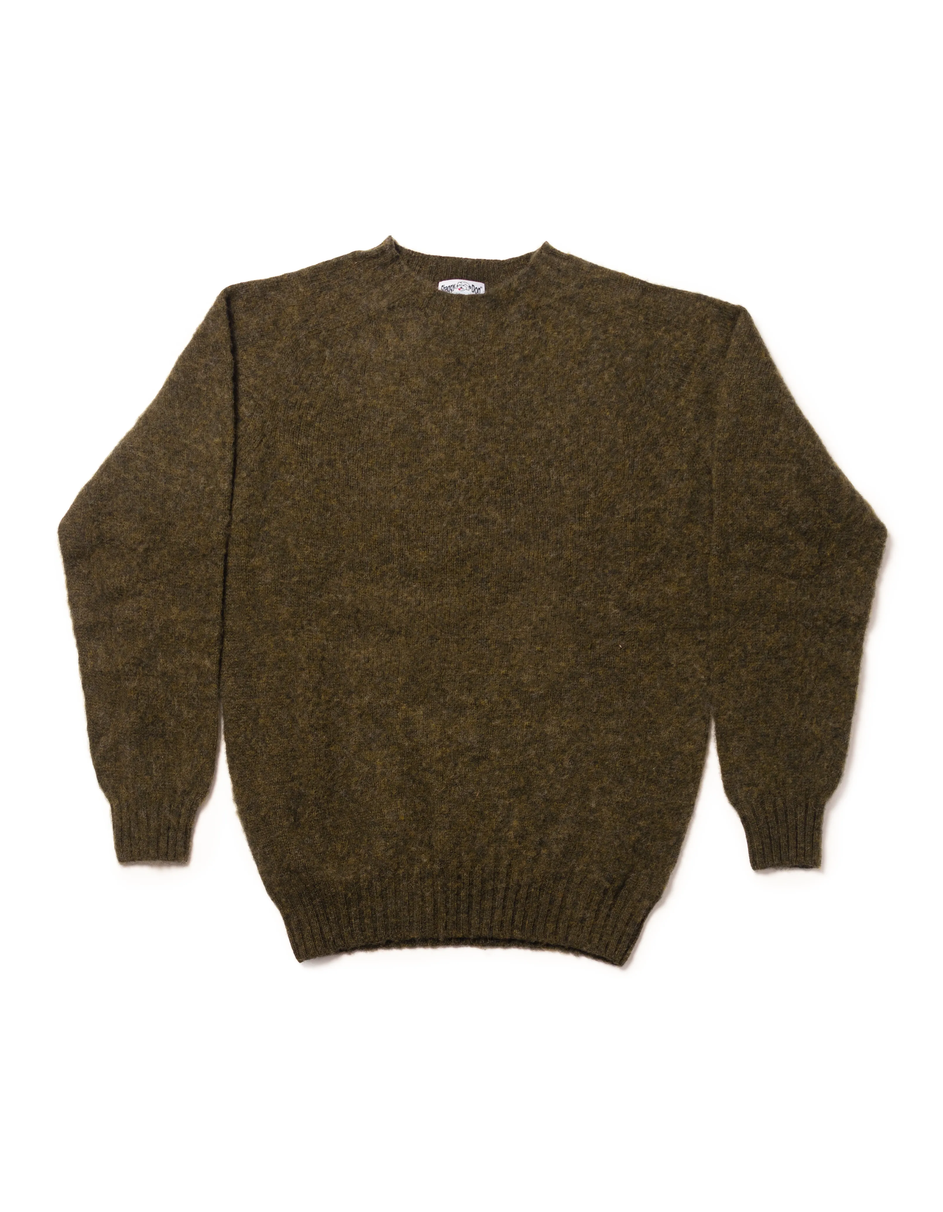 SHAGGY DOG SWEATER DARK OLIVE - TRIM FIT sold by J. Press