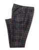 TARTAN DRESS TROUSERS - GREEN/NAVY WITH RED/WHITE PANE sold by J. Press