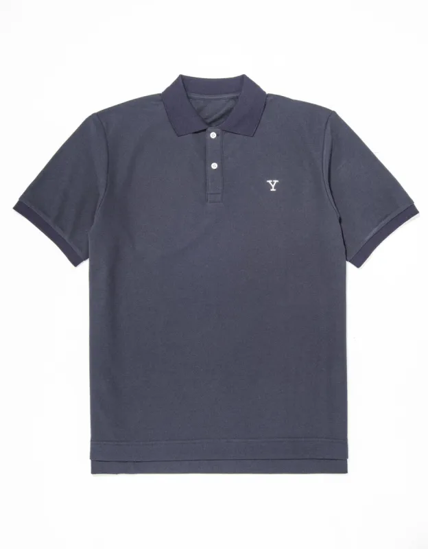 YALE "Y" POLO SHIRT - NAVY - TRIM FIT sold by J. Press