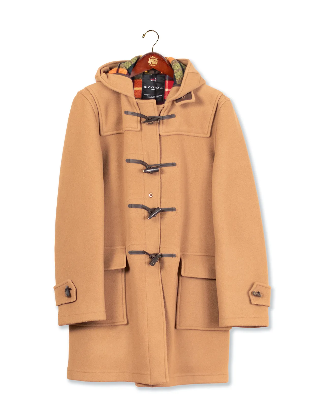 Made-in-England Camel Classic Morris Duffle Coat sold by J. Press