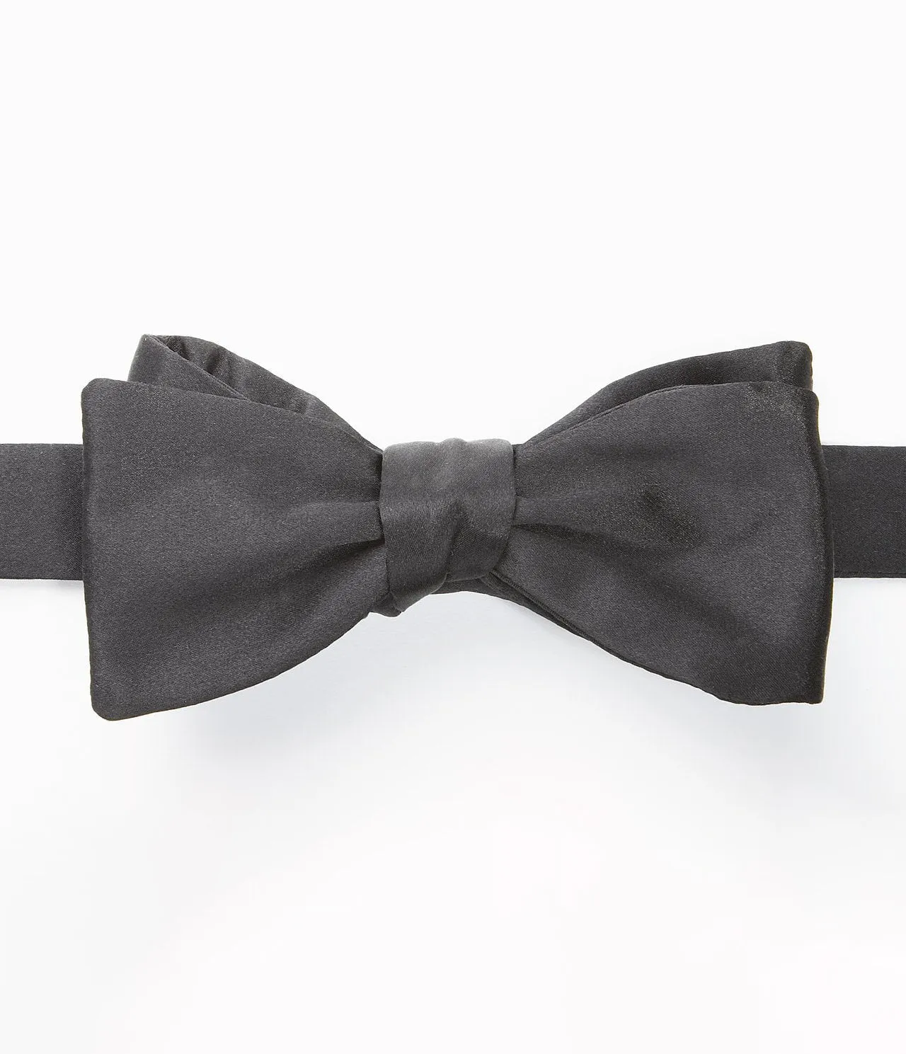 Made-in-UK Satin Pre-Tied Formal Bow Tie sold by J. Press